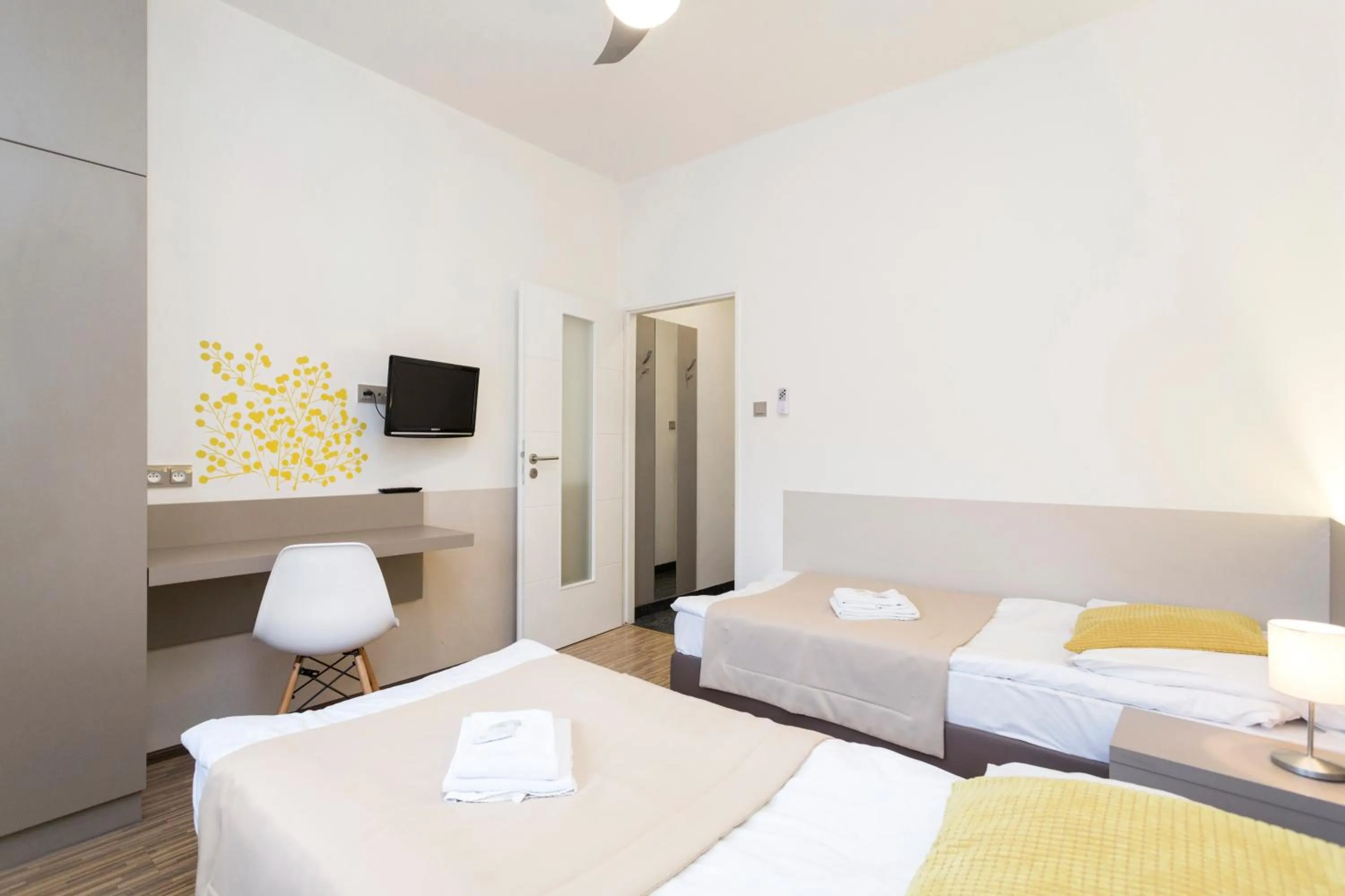 Bedroom, Bed in Pension Akat