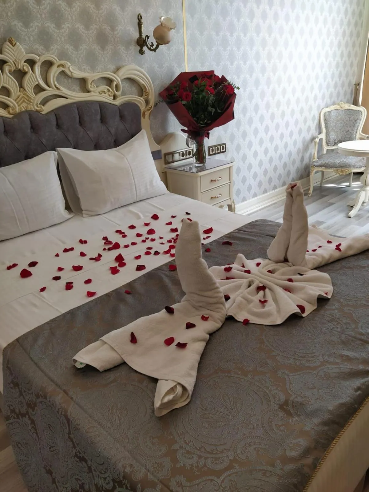 Decorative detail, Bed in Nayla Palace Hotel-Special Category