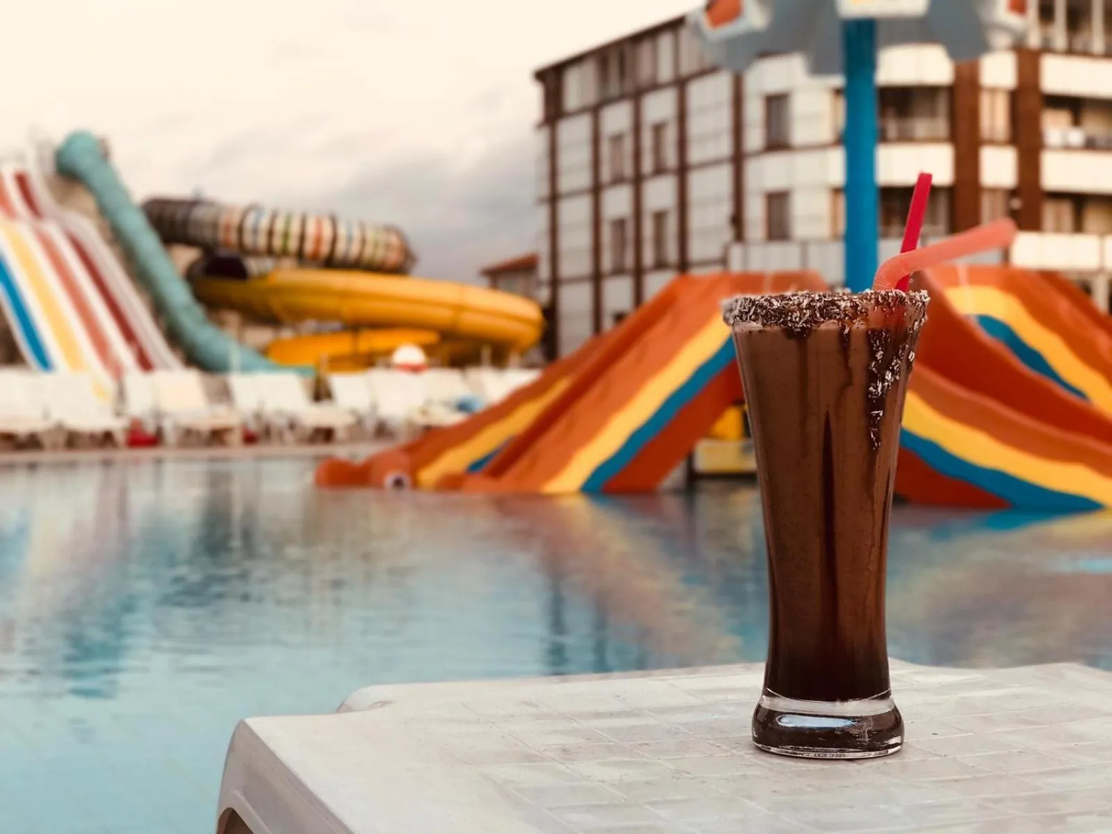 Pool view in Carpediem Diamond Hotel