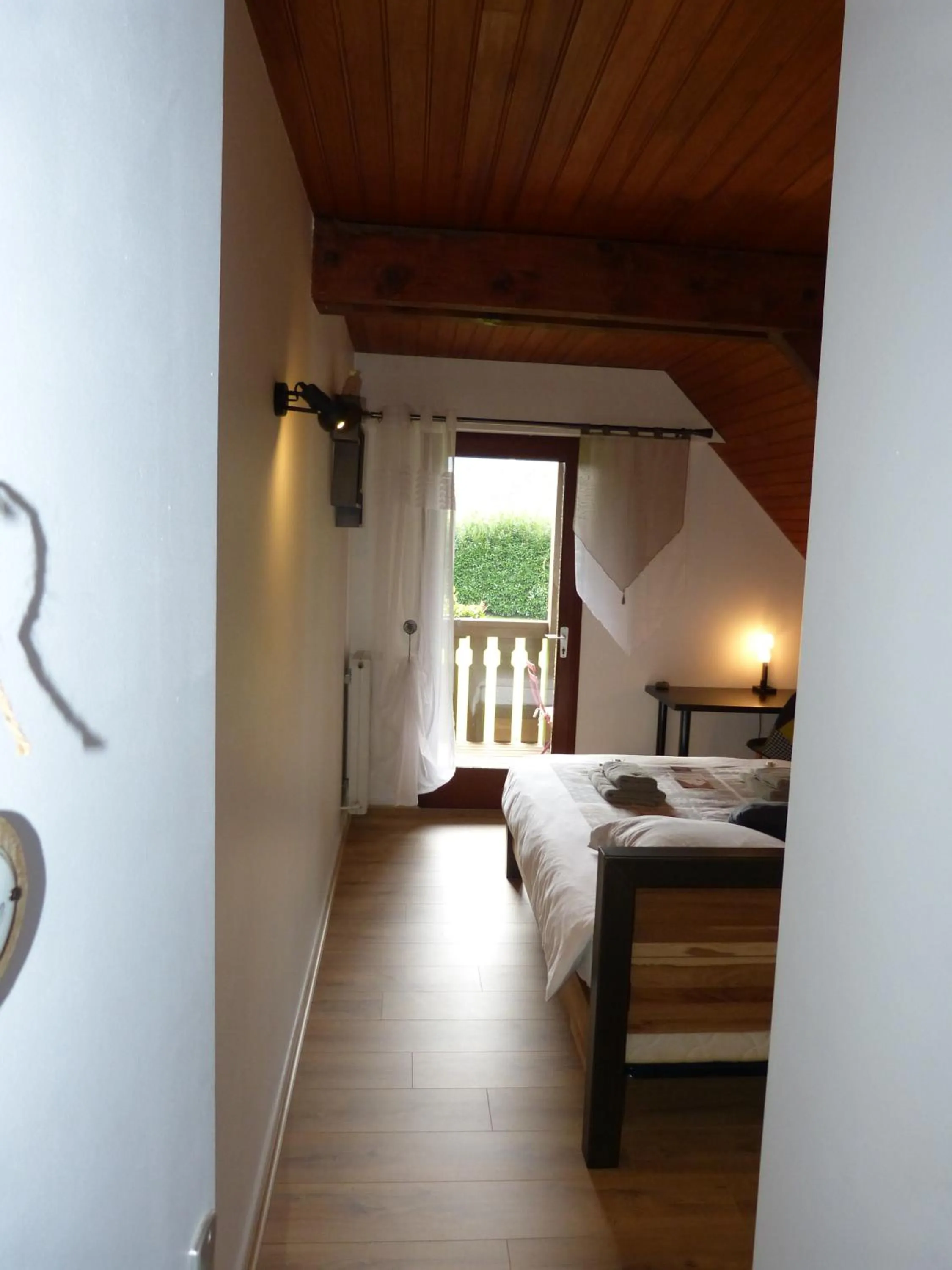 Bed in LES CHAMBRES DU GAVE D'OSSAU