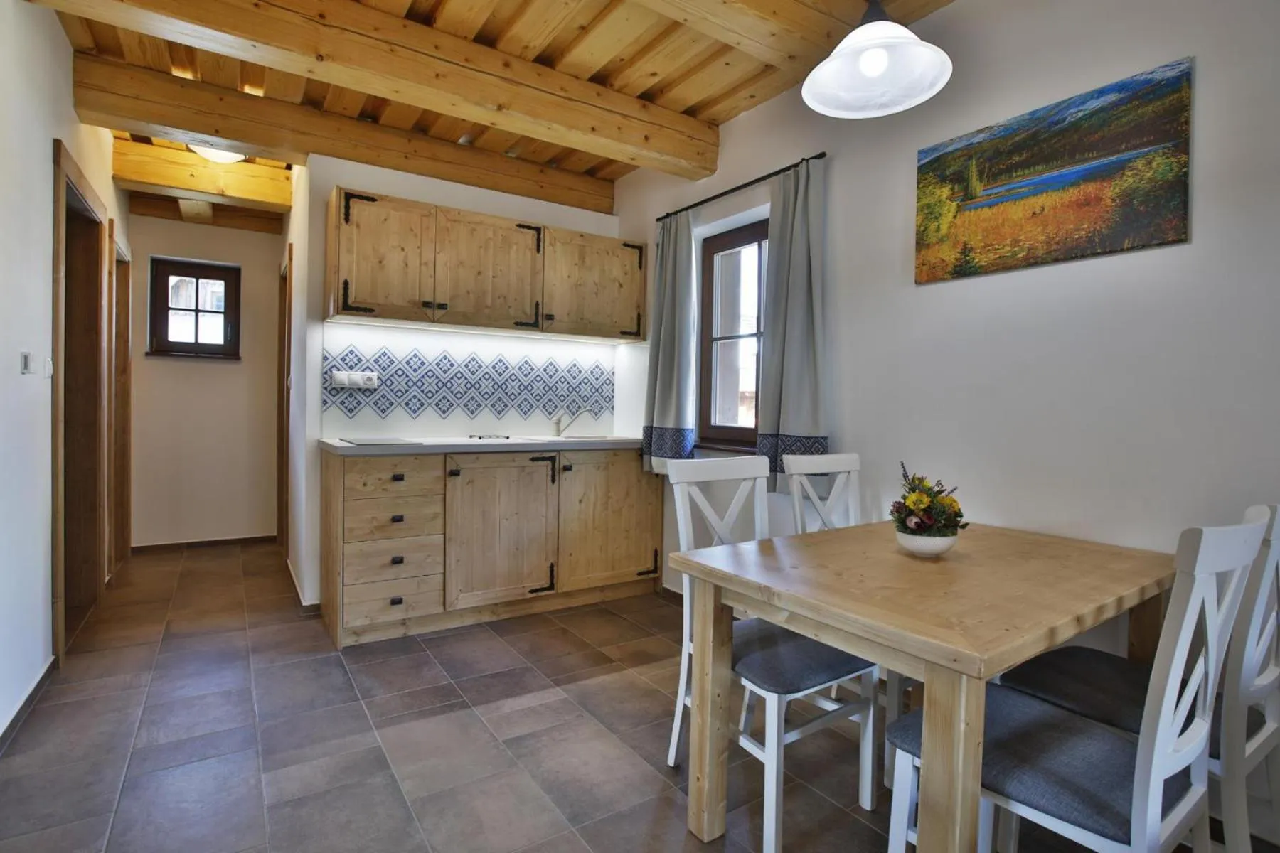 Kitchen or kitchenette in Rezort Gothal Chalupy