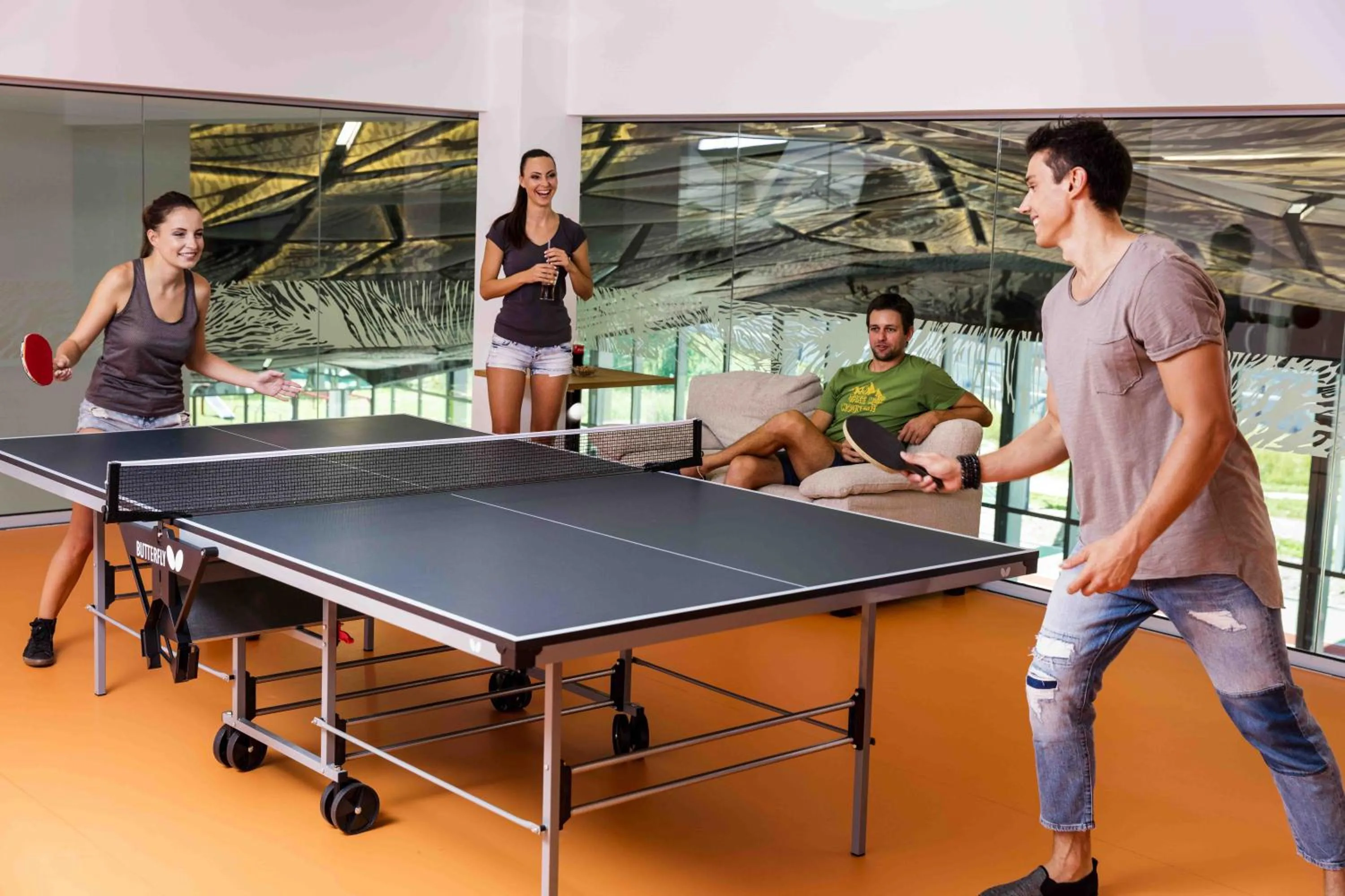 Table tennis in Rezort Gothal Chalupy
