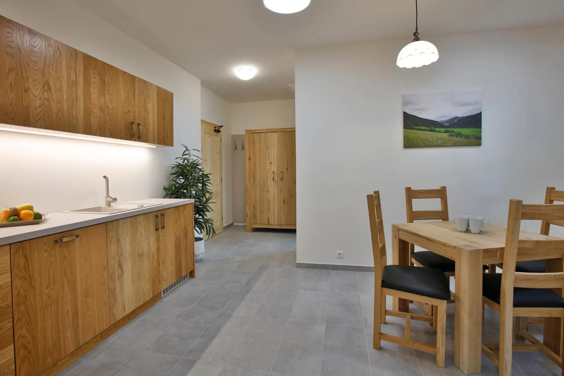 Kitchen or kitchenette in Rezort Gothal Chalupy