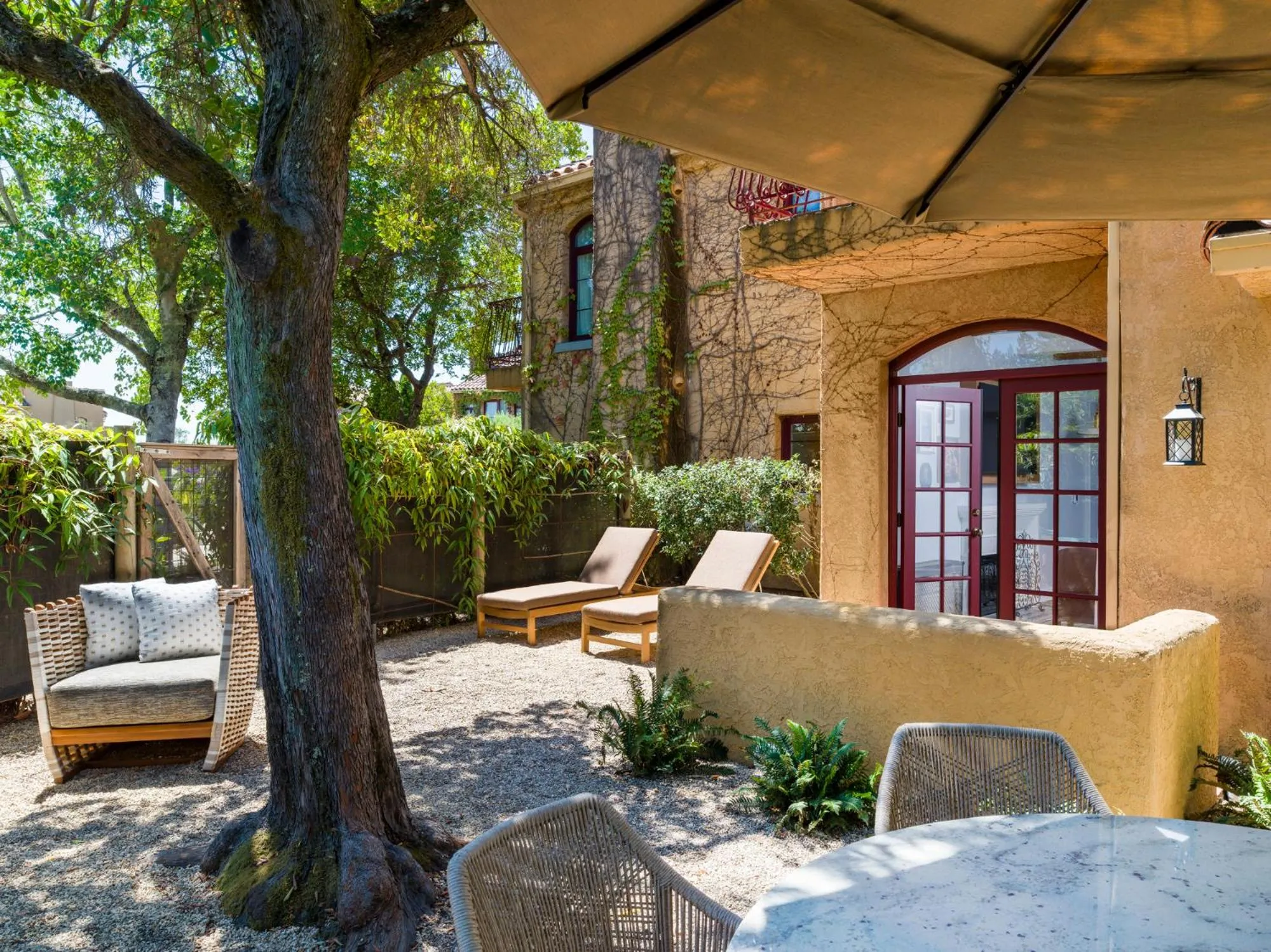 Patio in Vinarosa Resort & Spa