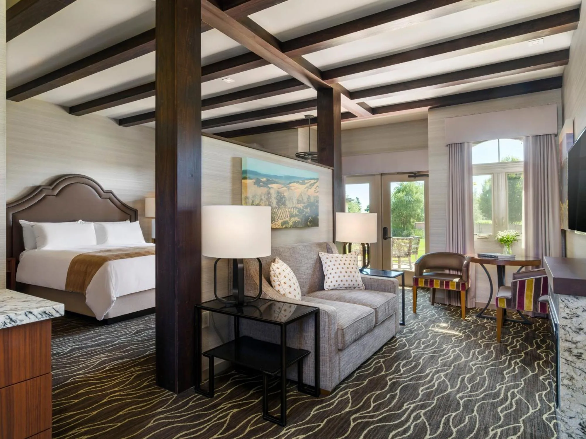 Bed in Vinarosa Resort & Spa