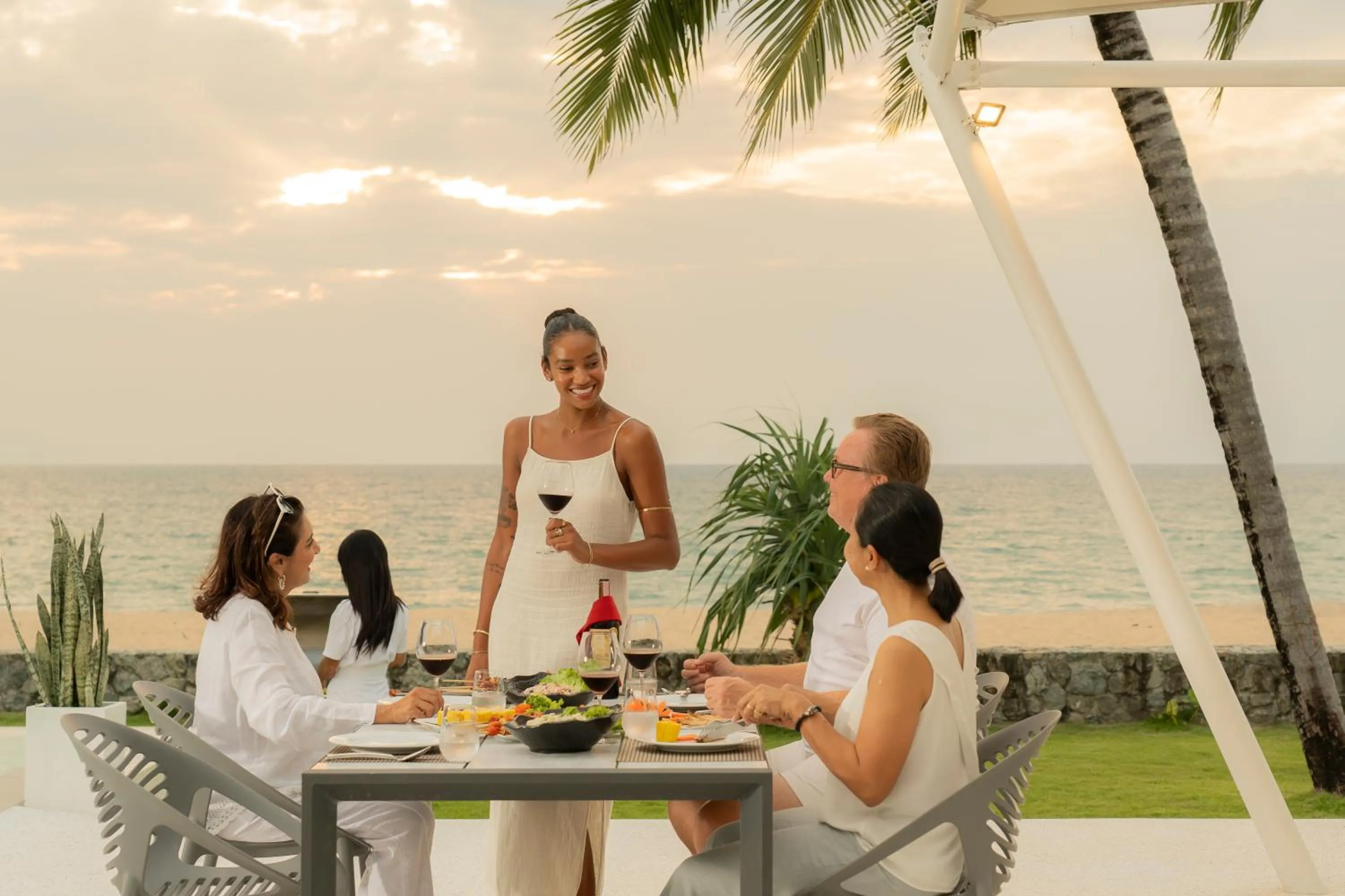Dining area in Coastal Escape Natai Beach