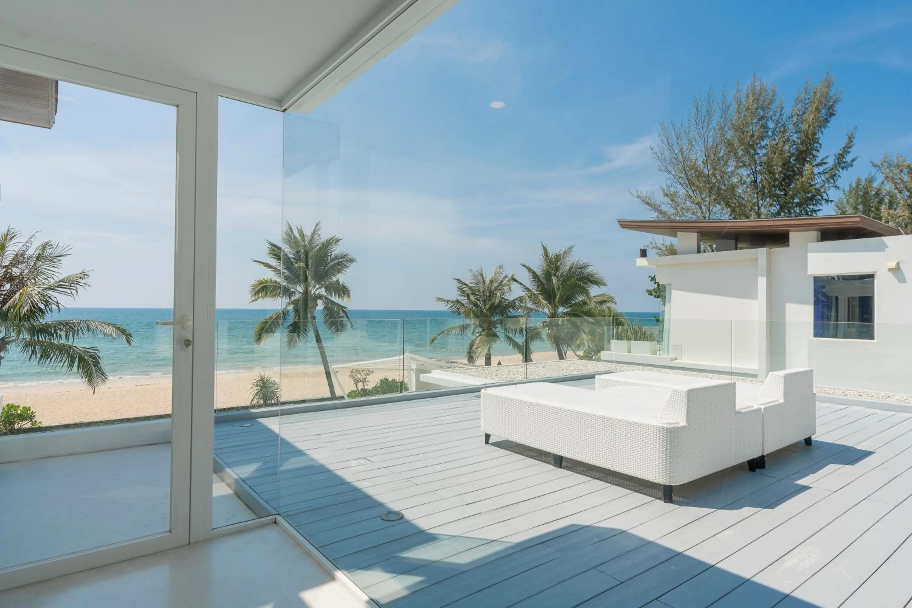 Patio in Coastal Escape Natai Beach