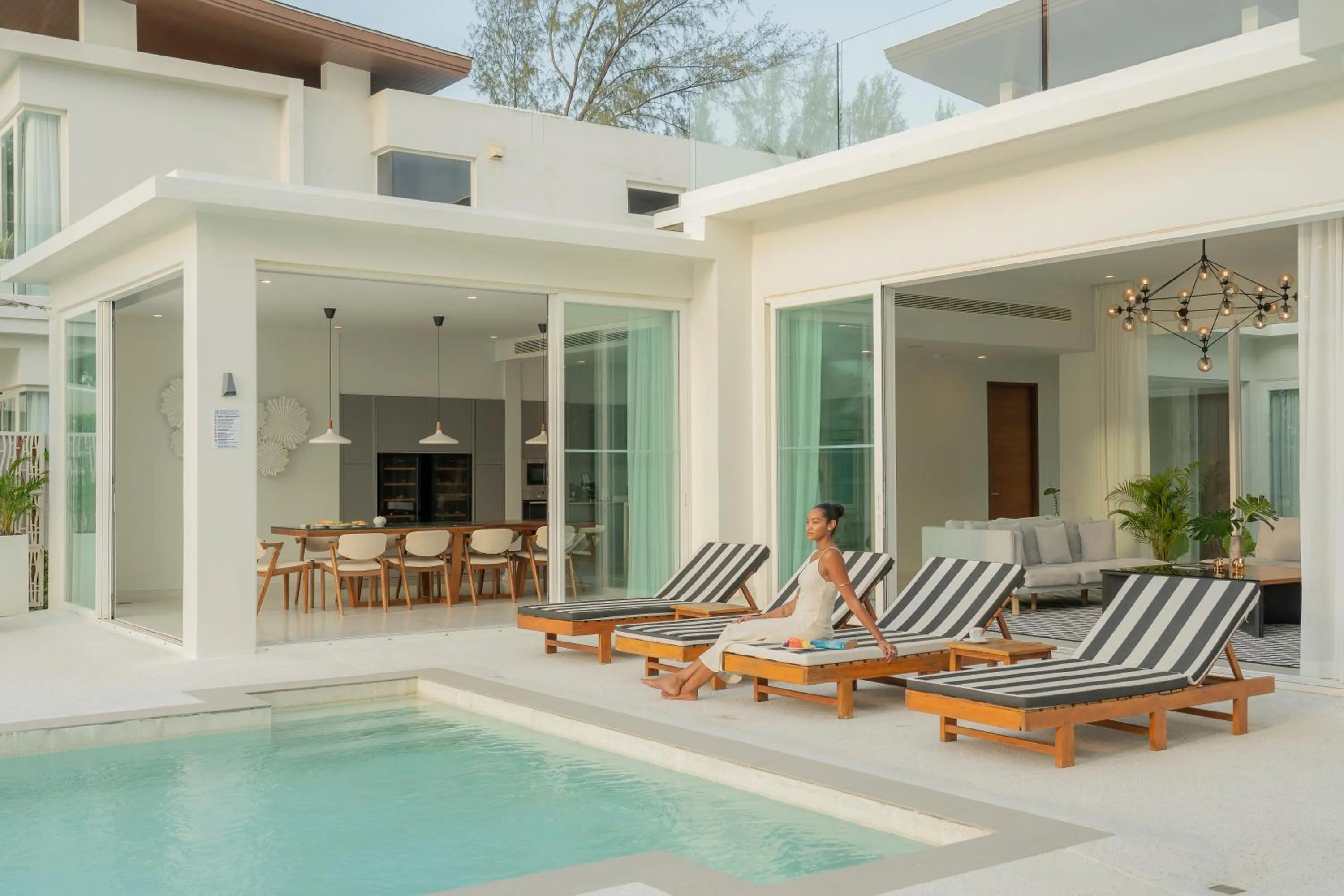 Seating area in Coastal Escape Natai Beach