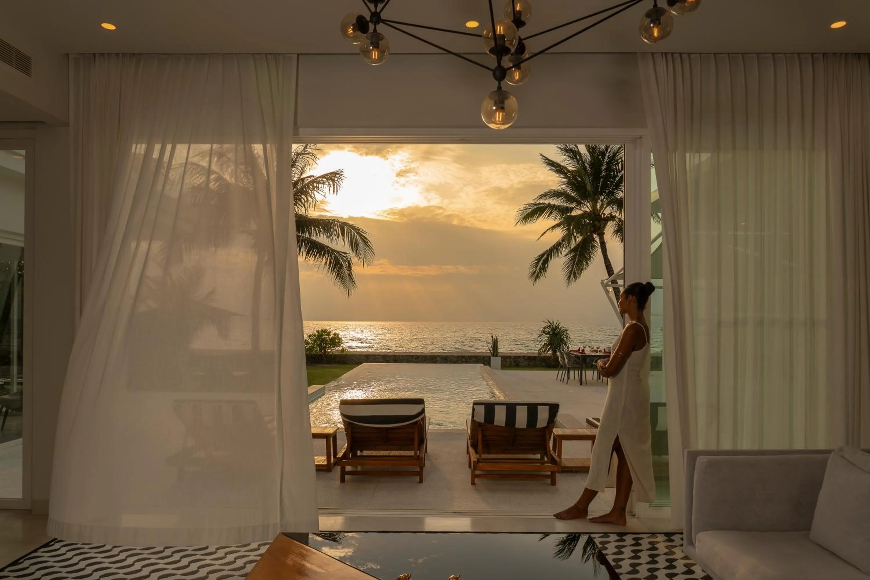 Living room in Coastal Escape Natai Beach