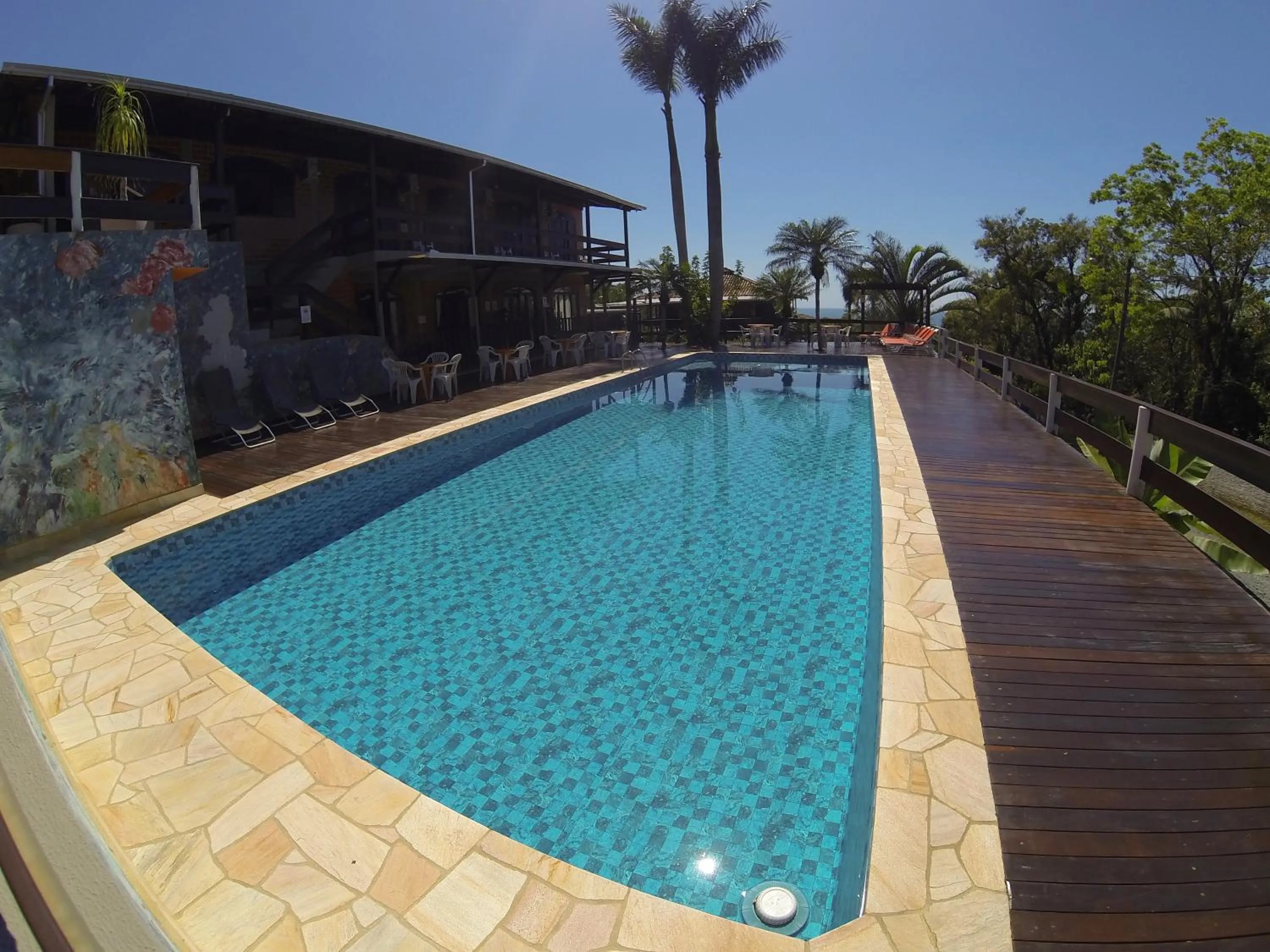 Swimming pool in Pousada Magnus