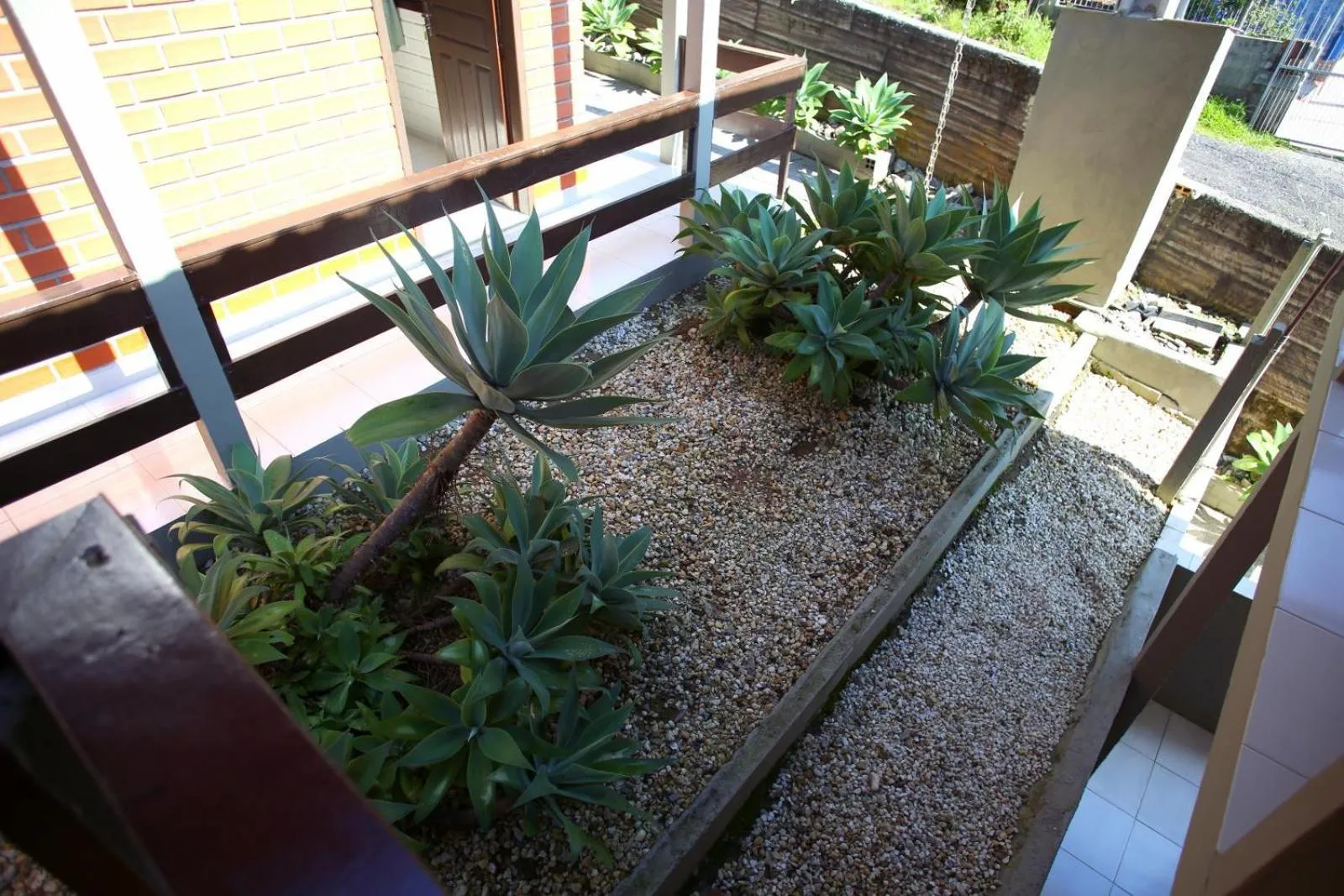 Garden view in Pousada Magnus