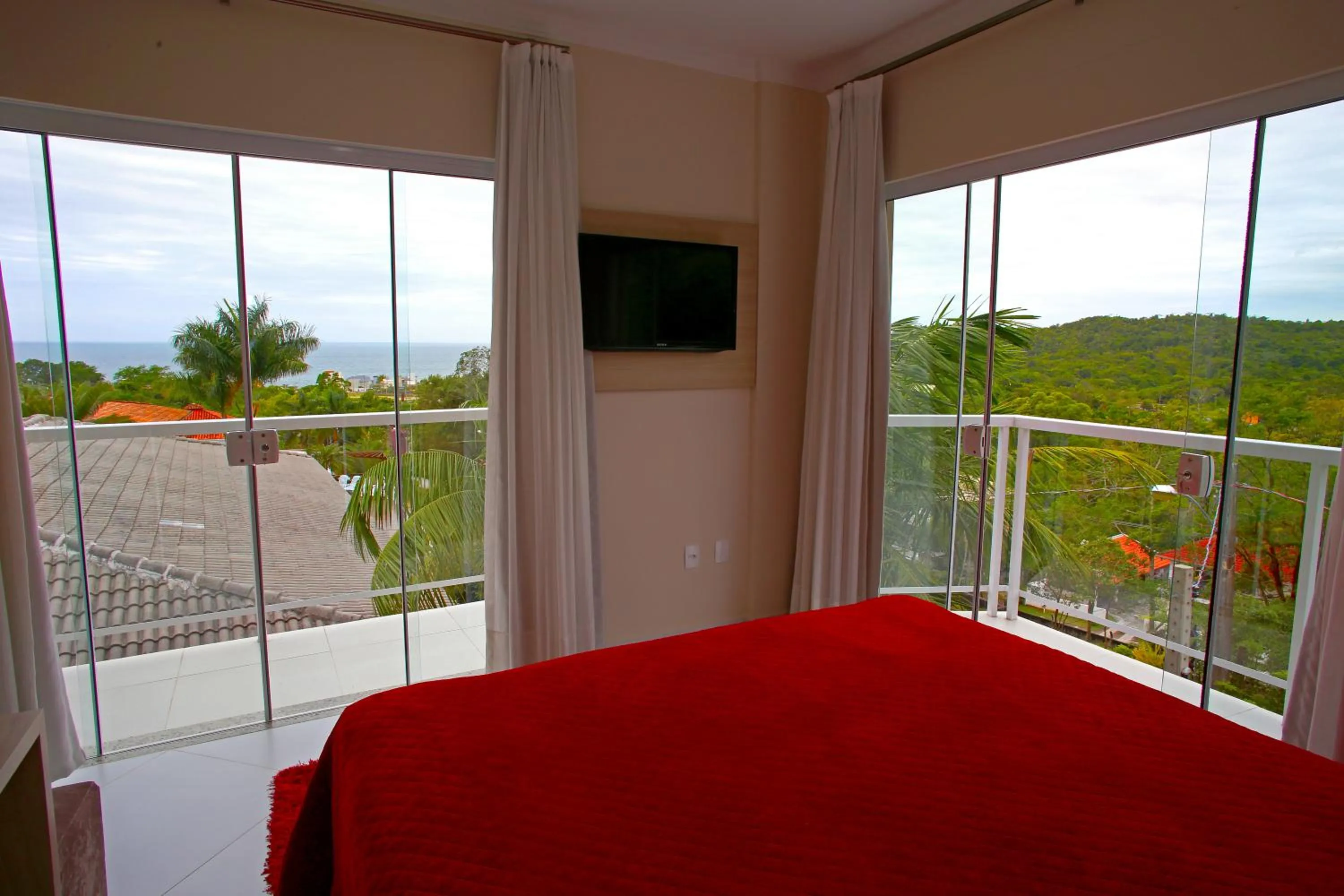 Bed in Pousada Magnus