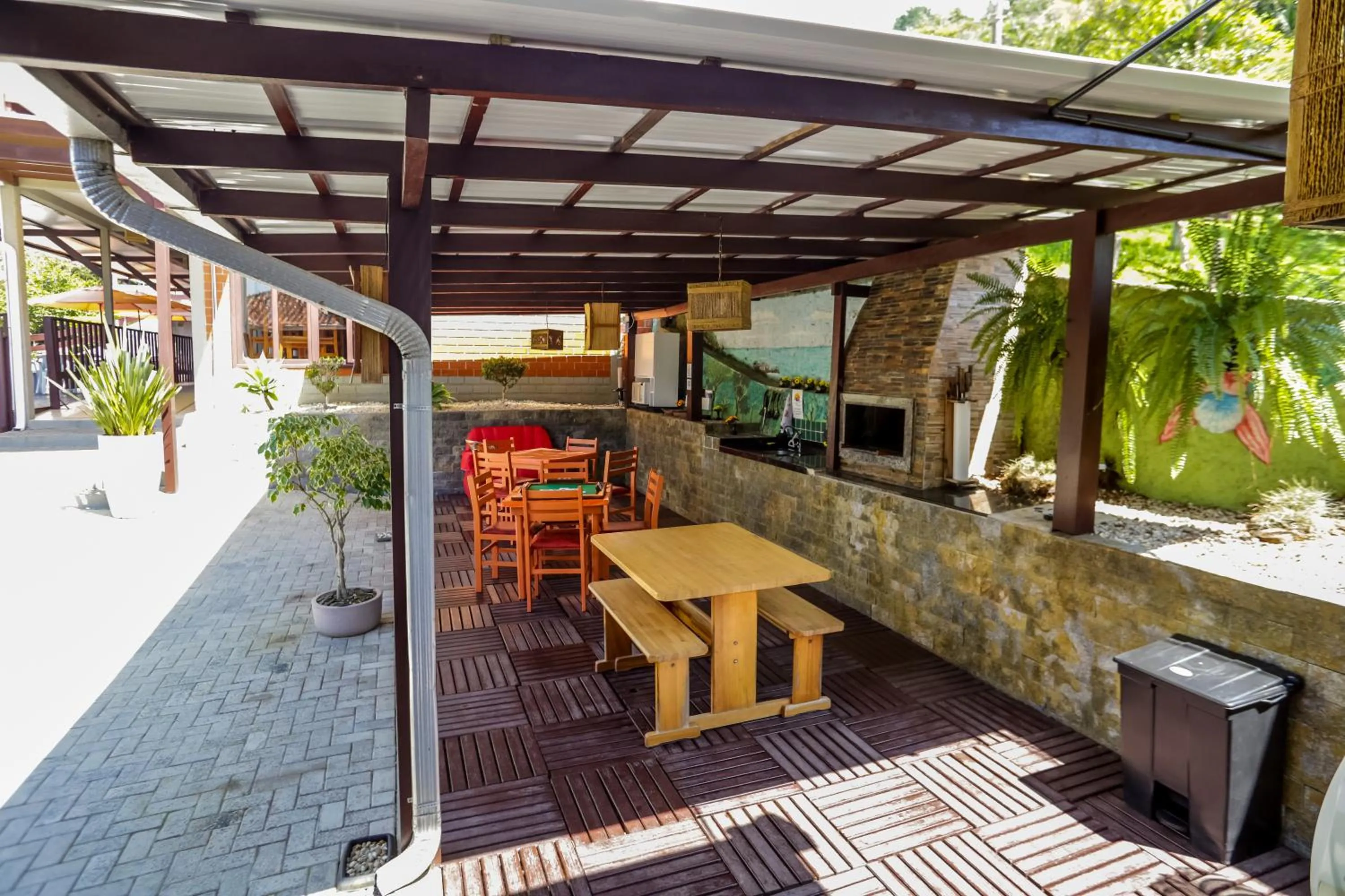 Dining area in Pousada Magnus