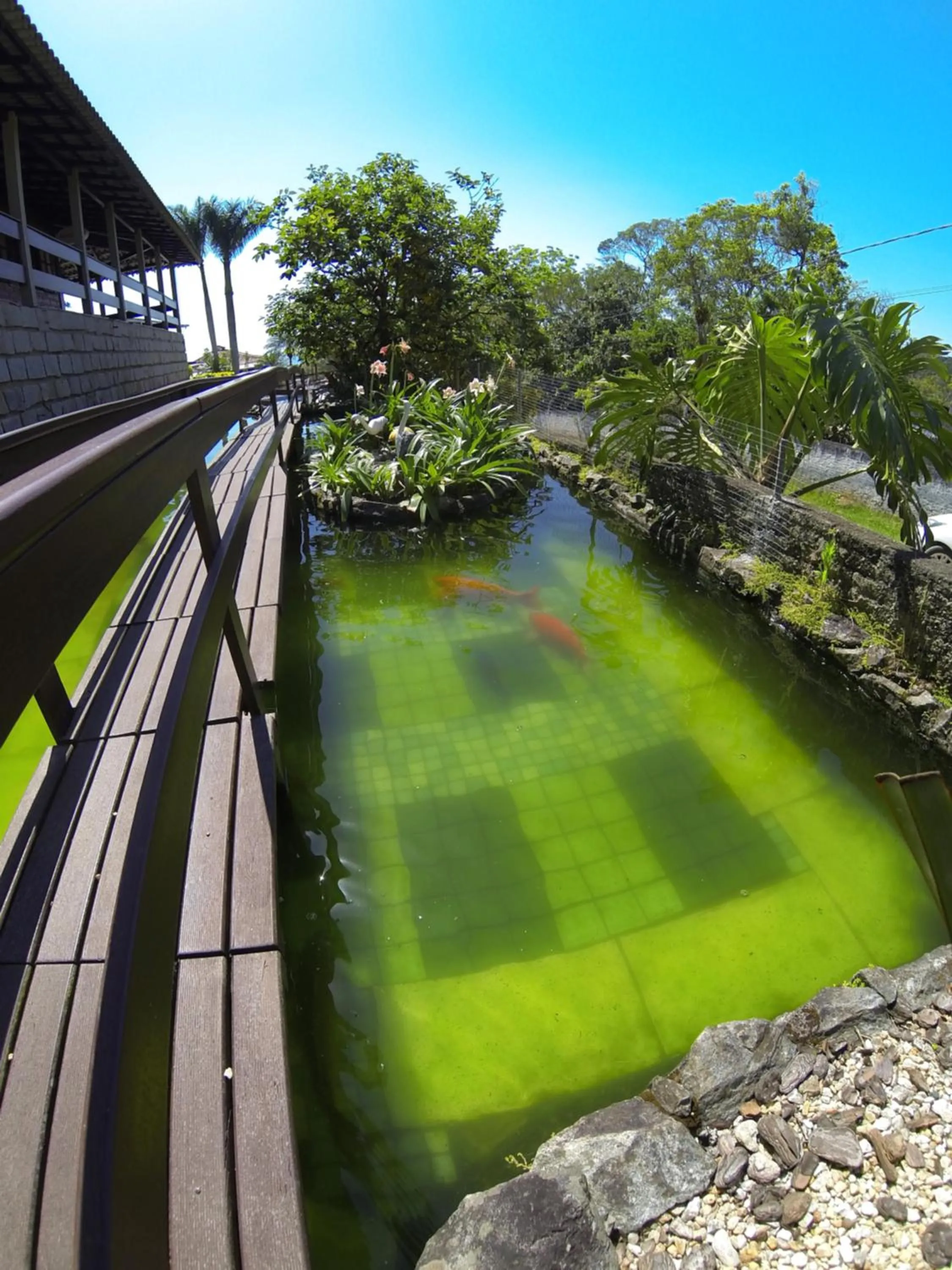 Lake view in Pousada Magnus