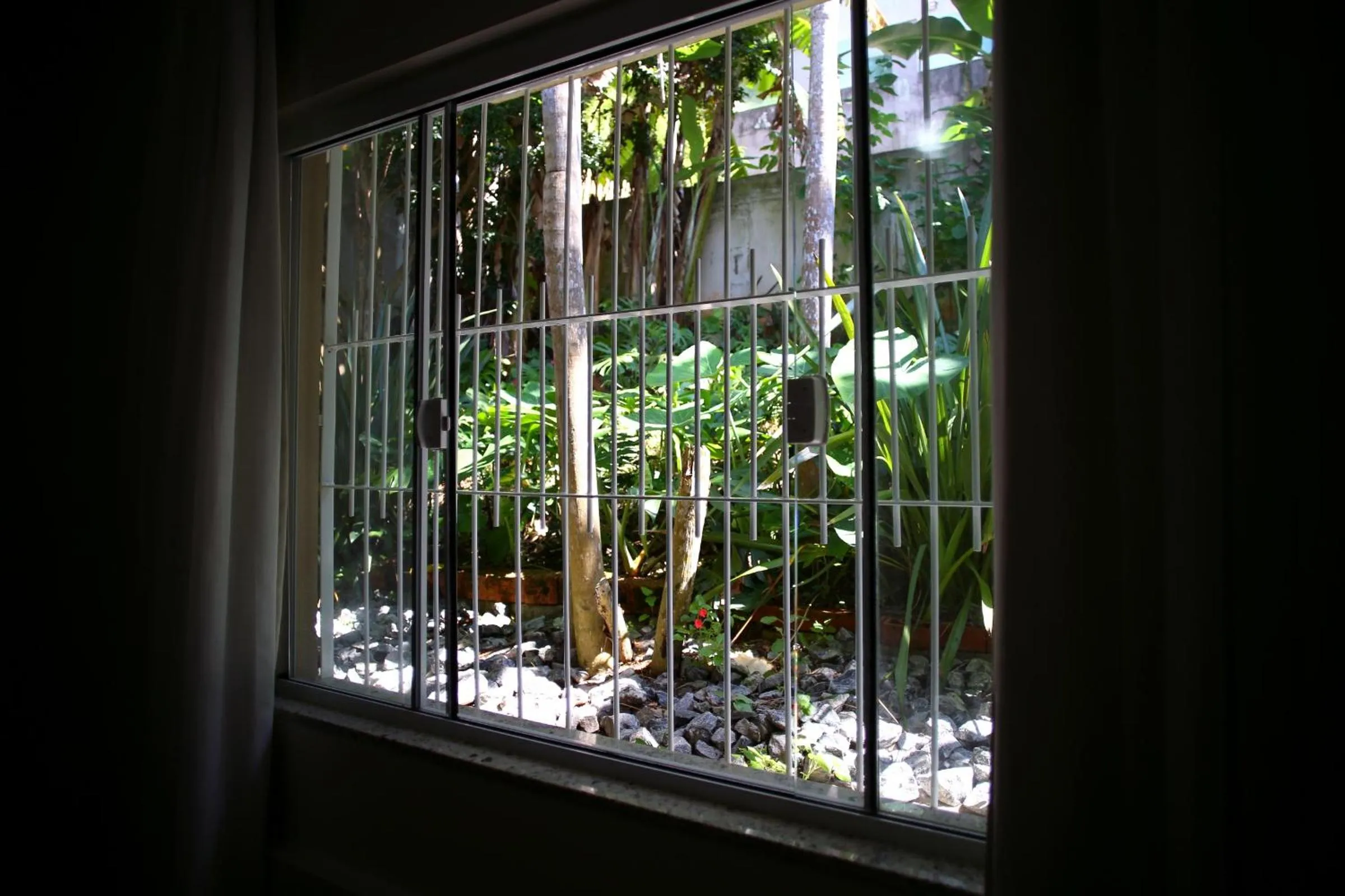 Garden view in Pousada Magnus