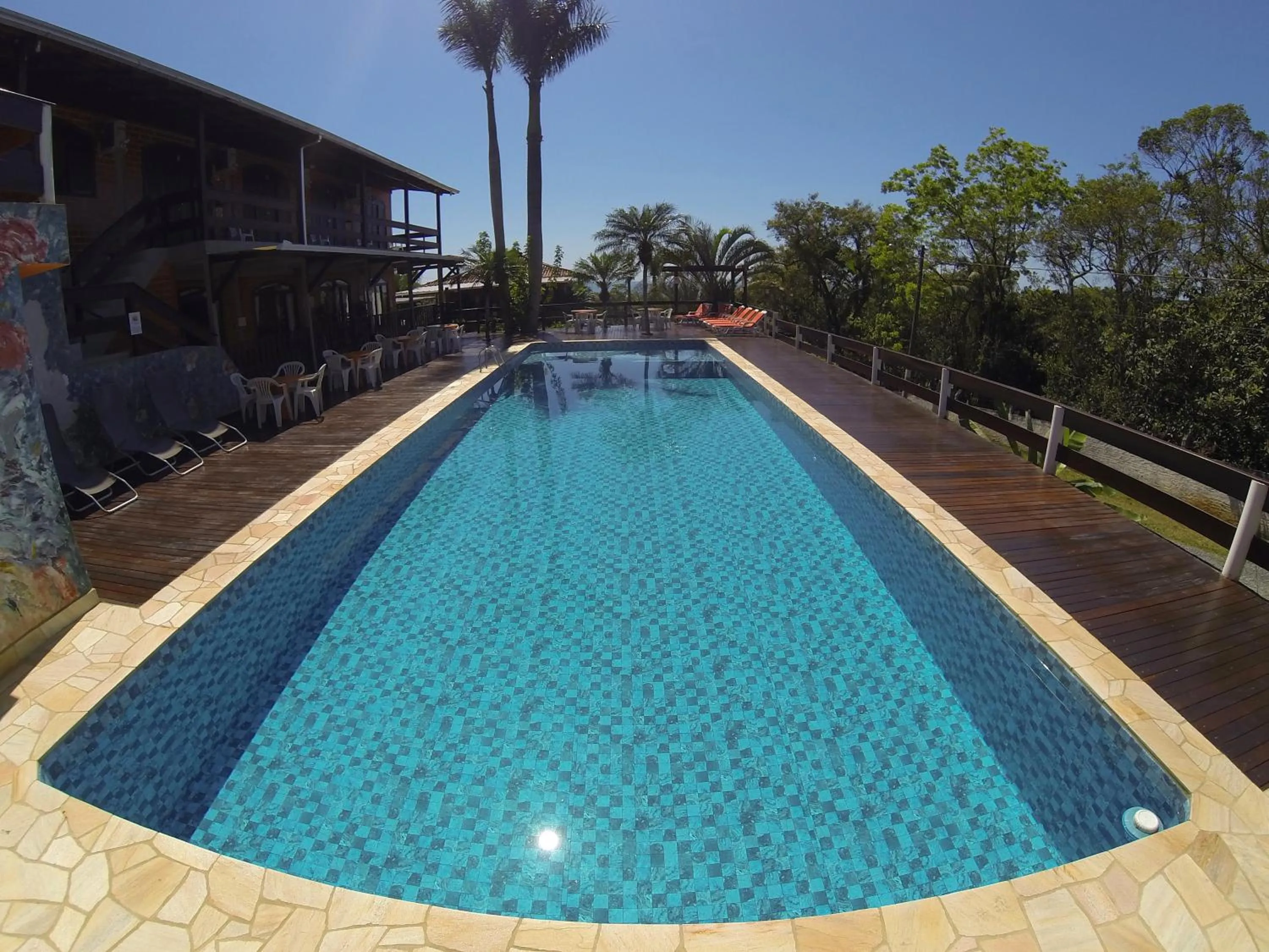 Swimming pool in Pousada Magnus