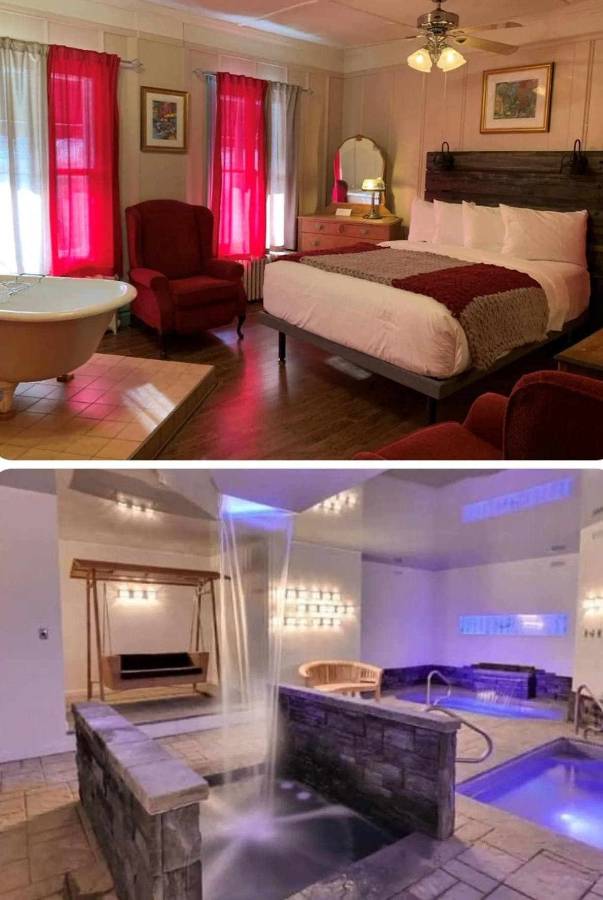 Bed in Hôtel-La Grande Maison et Spa