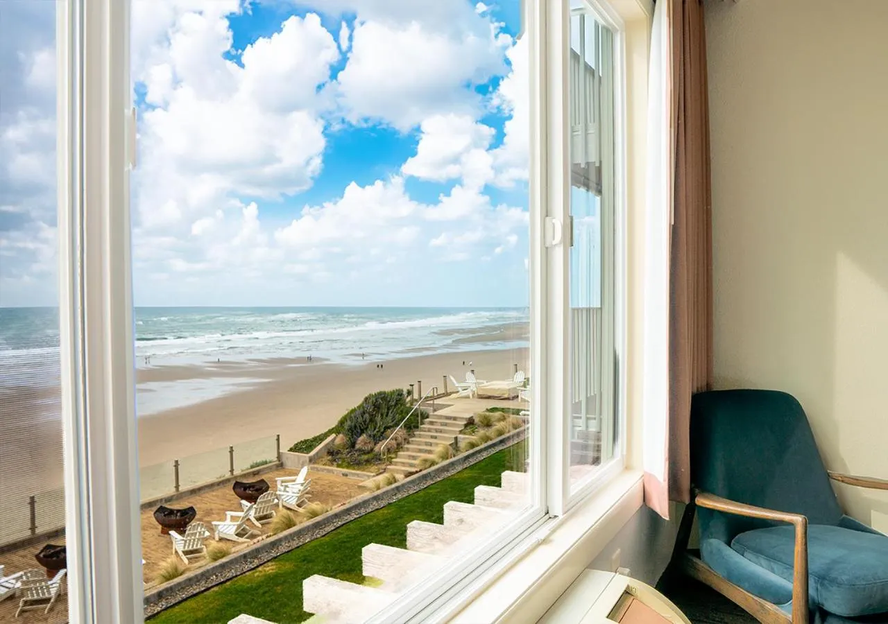 fireplace in The Coho Oceanfront Lodge