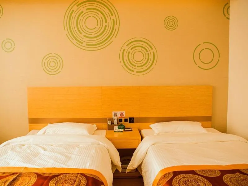 Bed in GreenTree Inn Yancheng Funing Experimental Primary School Suzhou Road Hotel