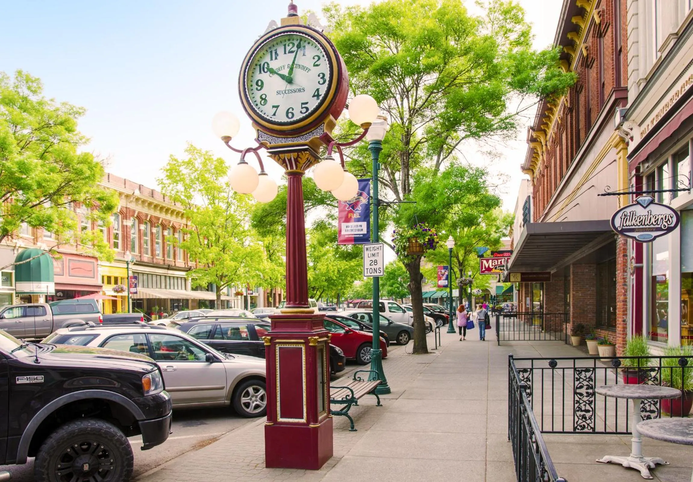 Street view in Marcus Whitman Hotel