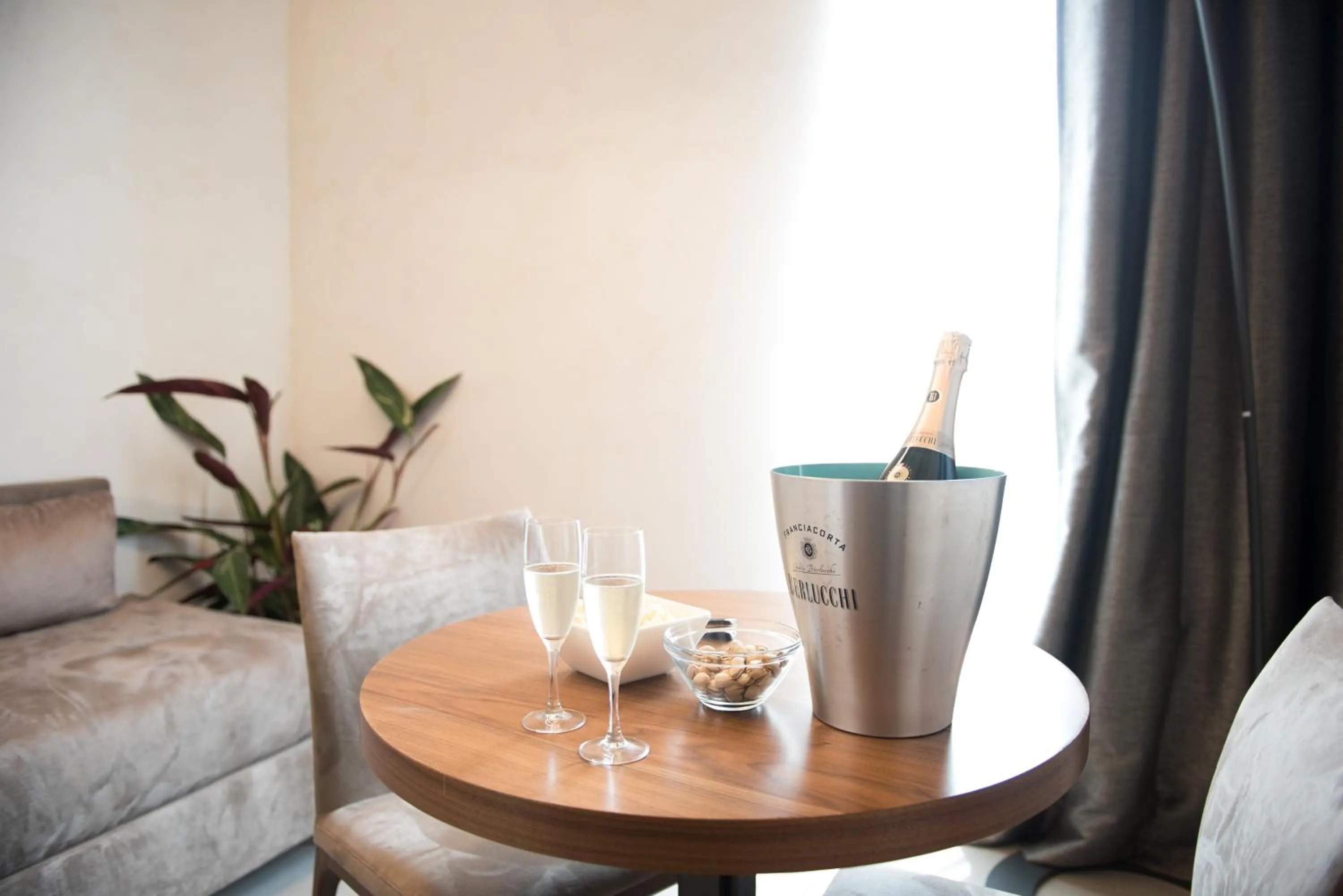 Living room in Gasometer Urban Suites