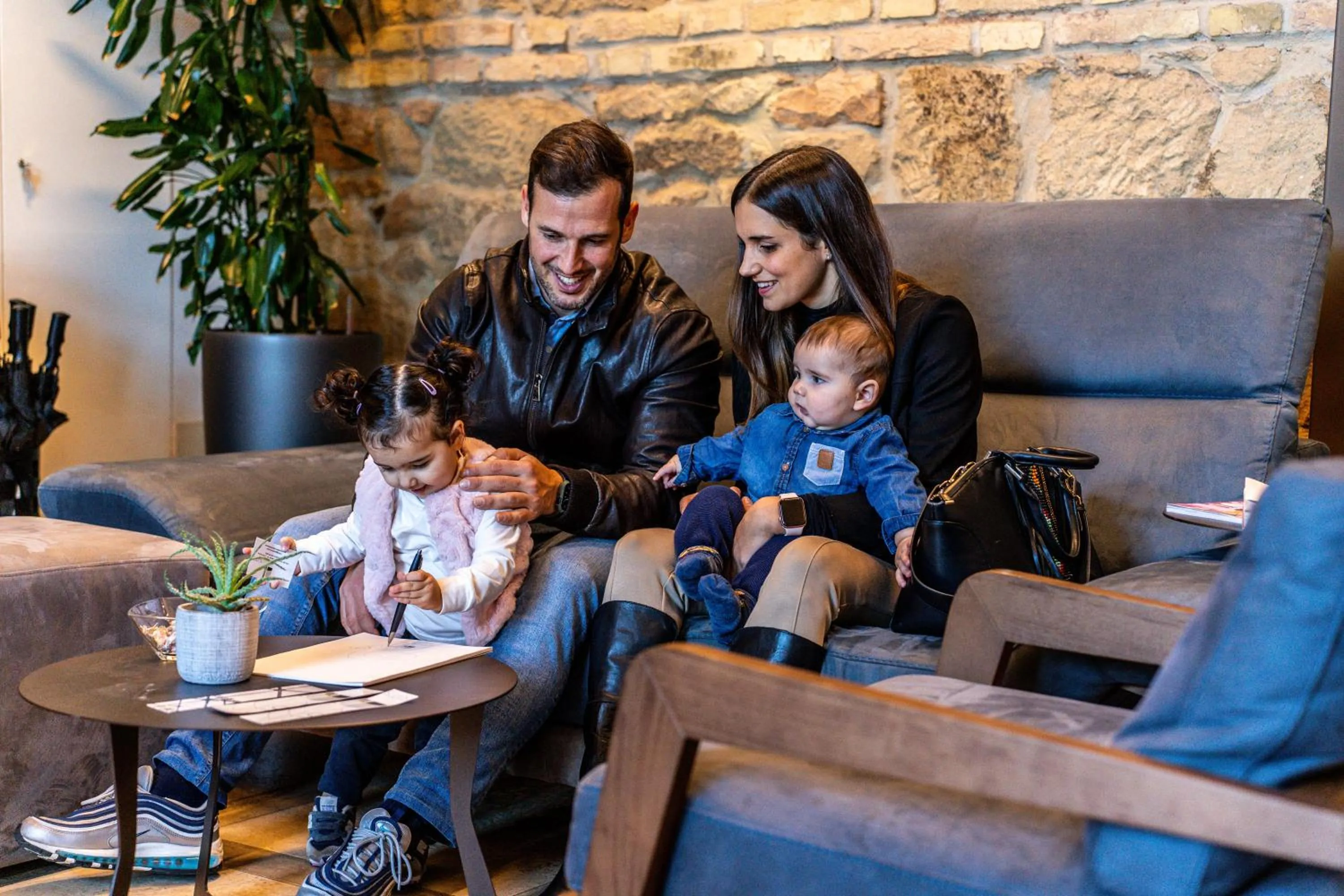 Lobby or reception in Gasometer Urban Suites