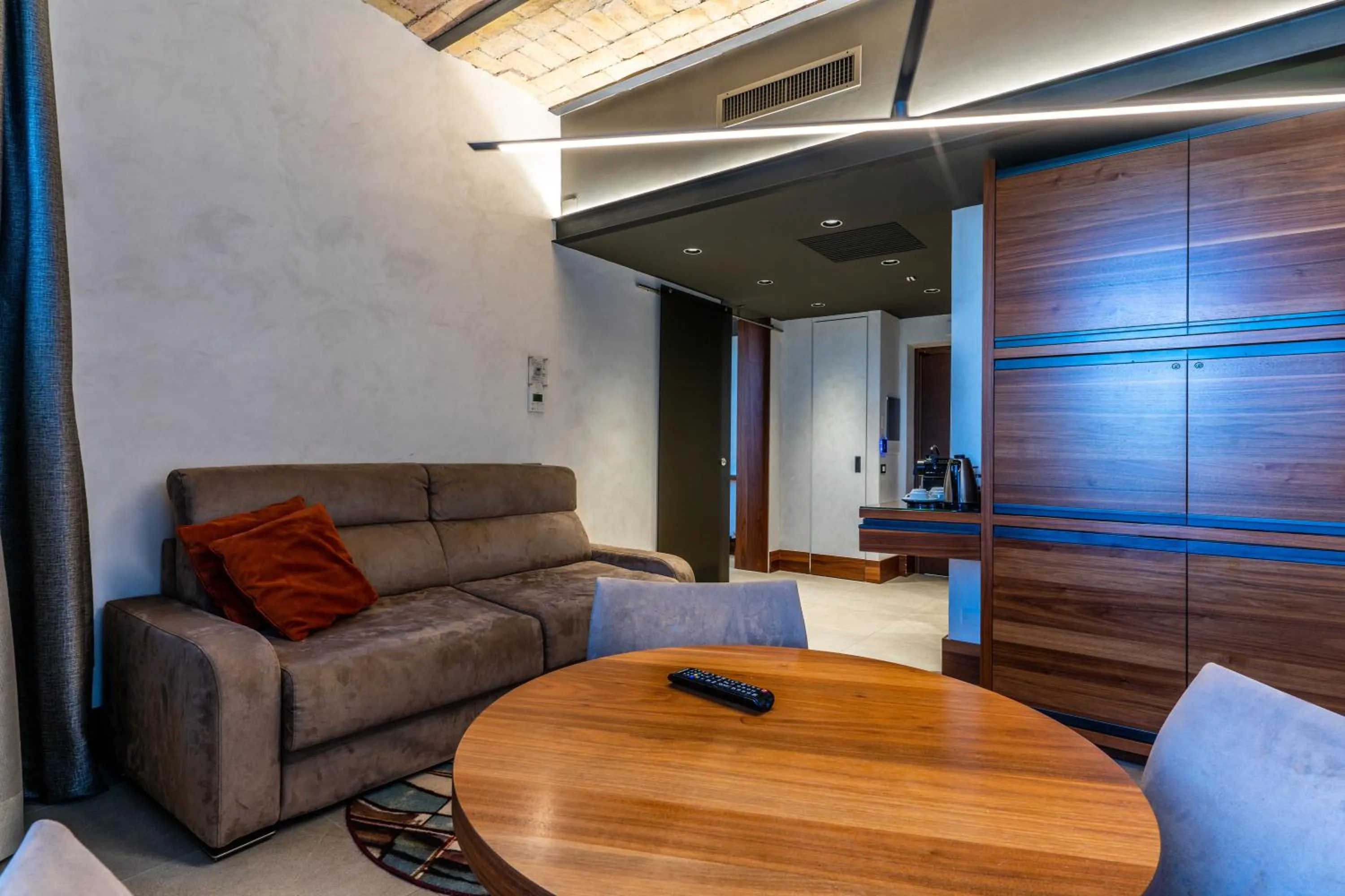 Seating area in Gasometer Urban Suites