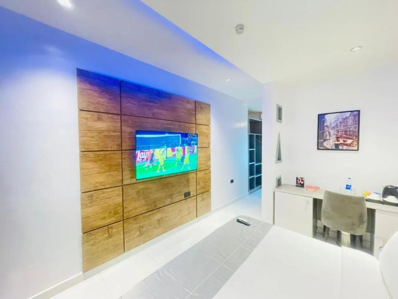 Bed in Proof Hotel Lekki