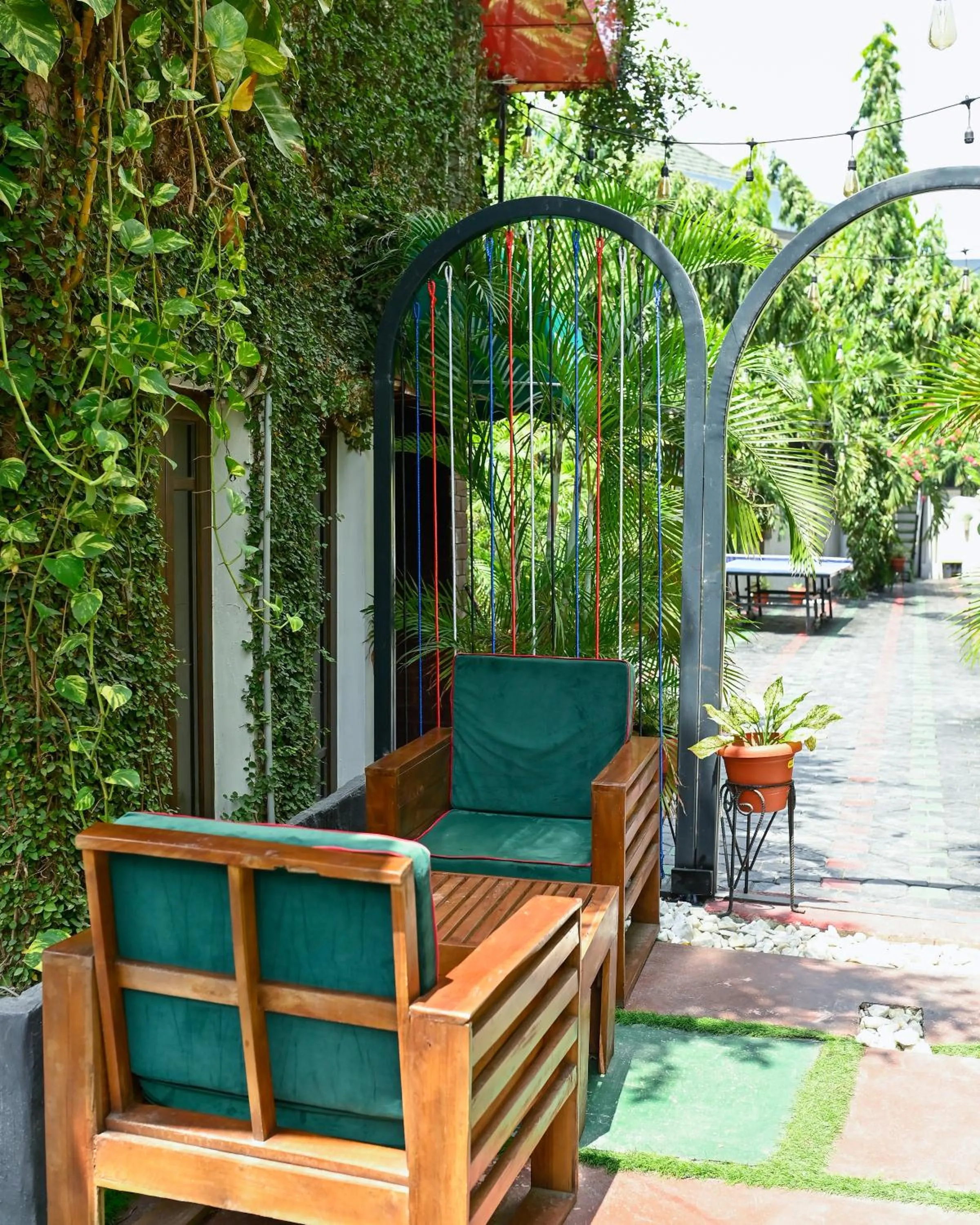 Seating area in Proof Hotel Lekki
