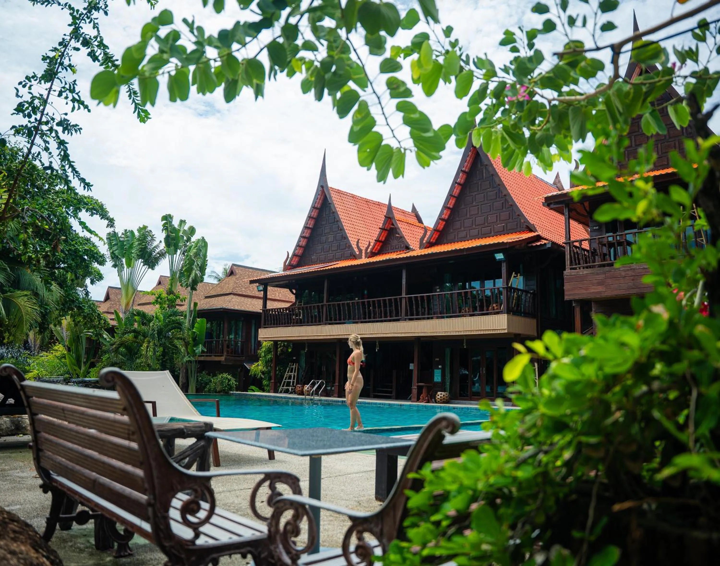 Swimming pool in Anda Lipe Resort