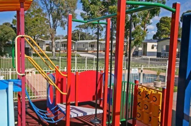 Children play ground in Apollo Bay Holiday Park