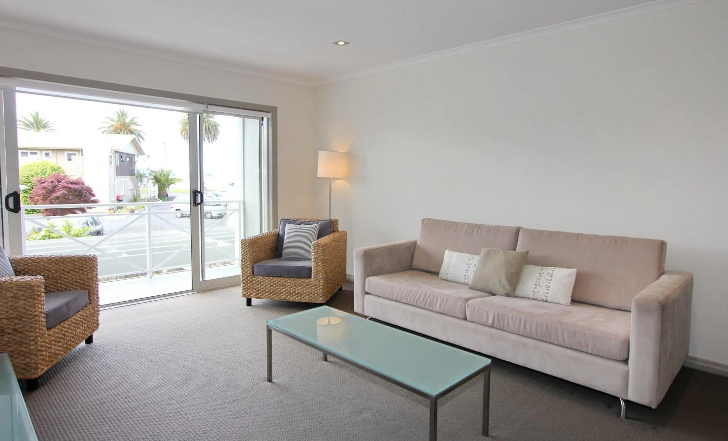 Living room in Crow's Nest Apartments