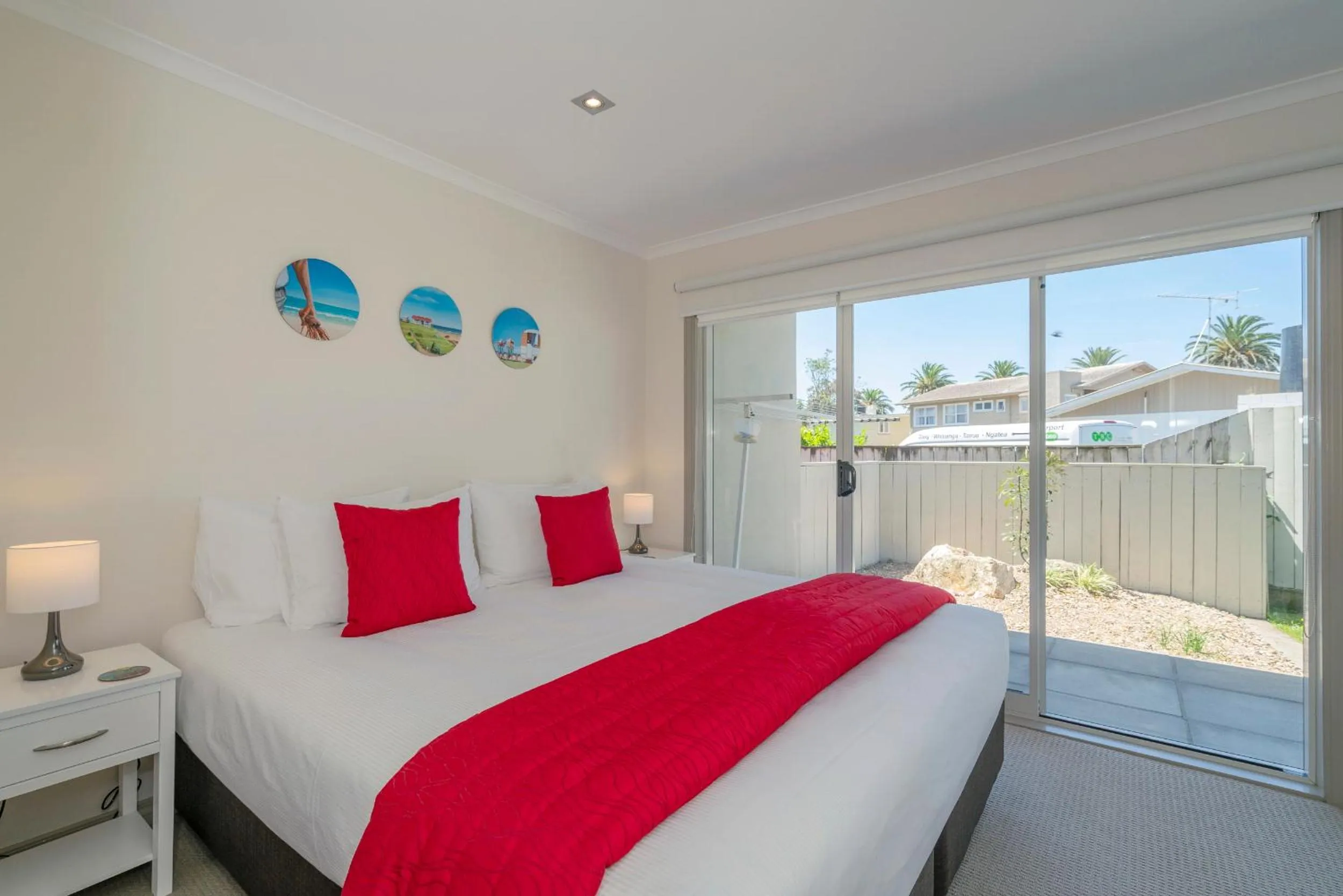 Bed in Crow's Nest Apartments