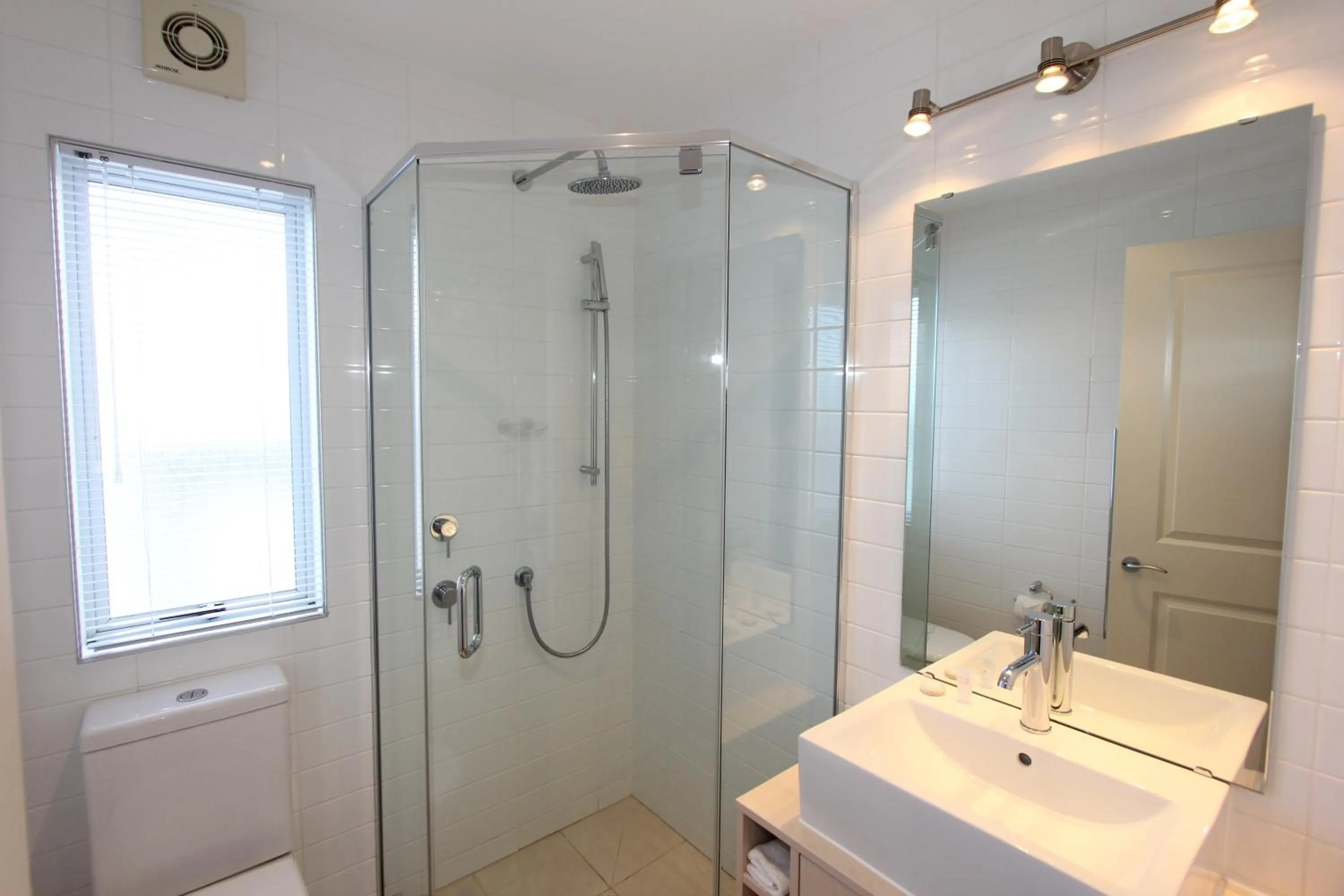 Toilet in Crow's Nest Apartments