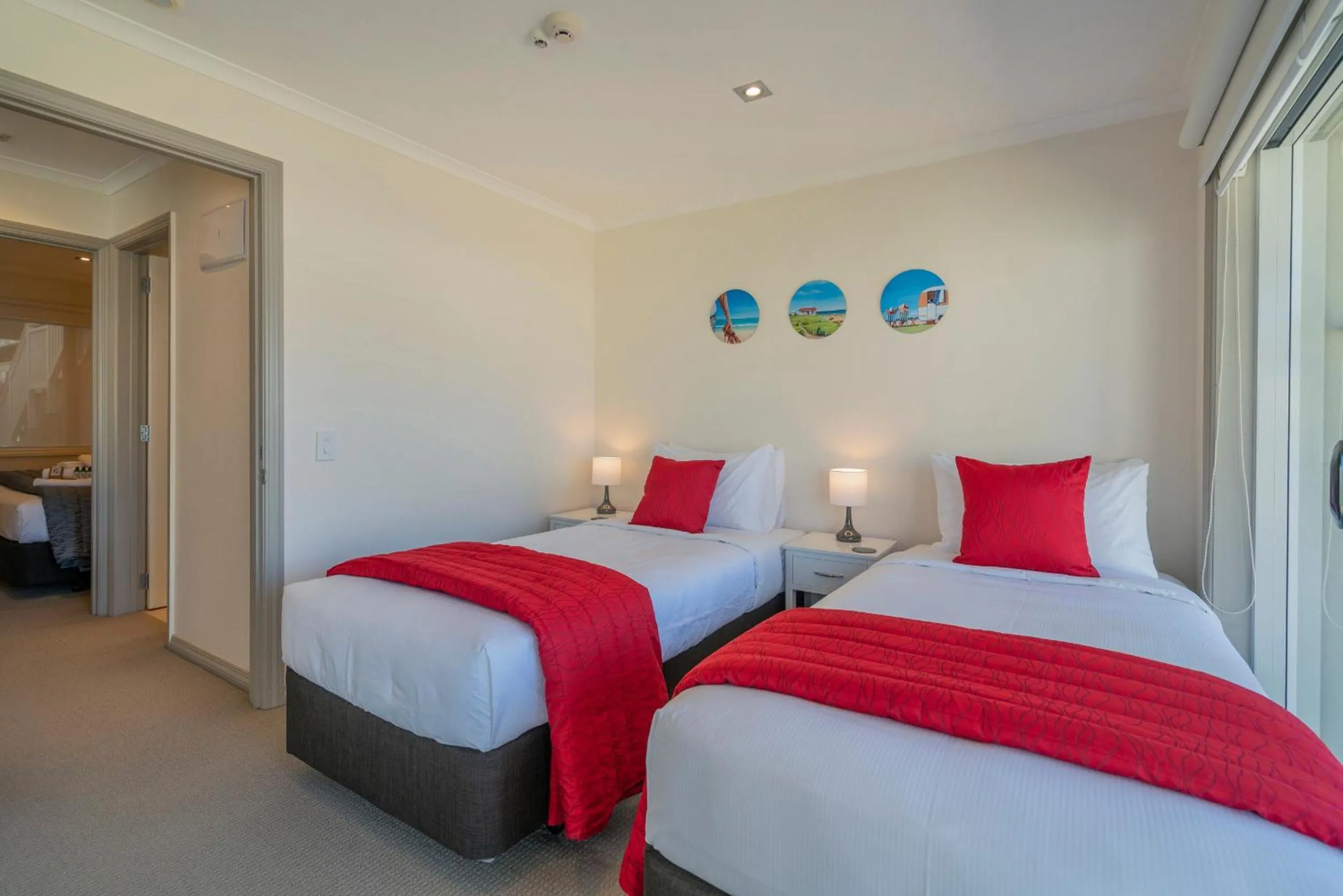 Bed in Crow's Nest Apartments