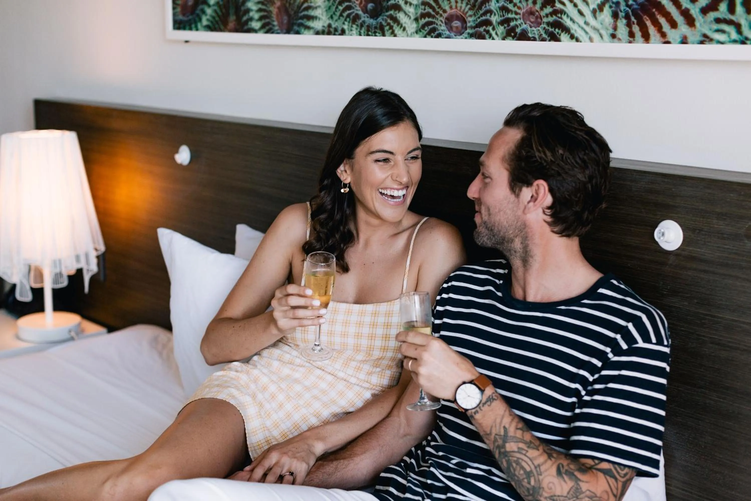 Guests, Bed in The Pearl South Pacific Resort, Spa & Golf Course