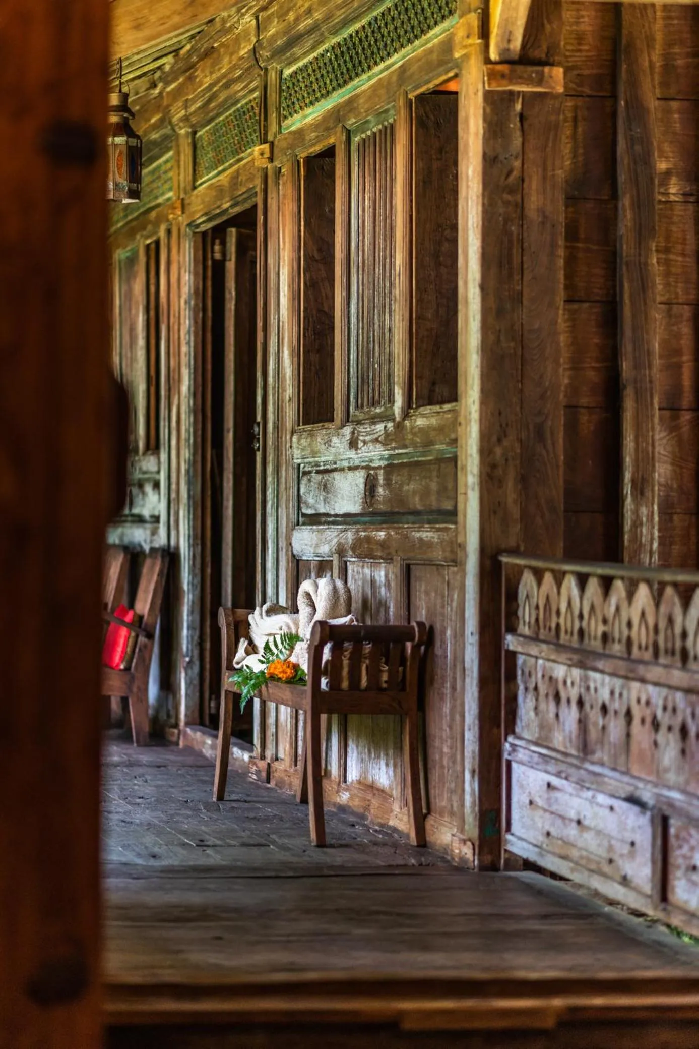 Patio in Ratua Private Island Resort