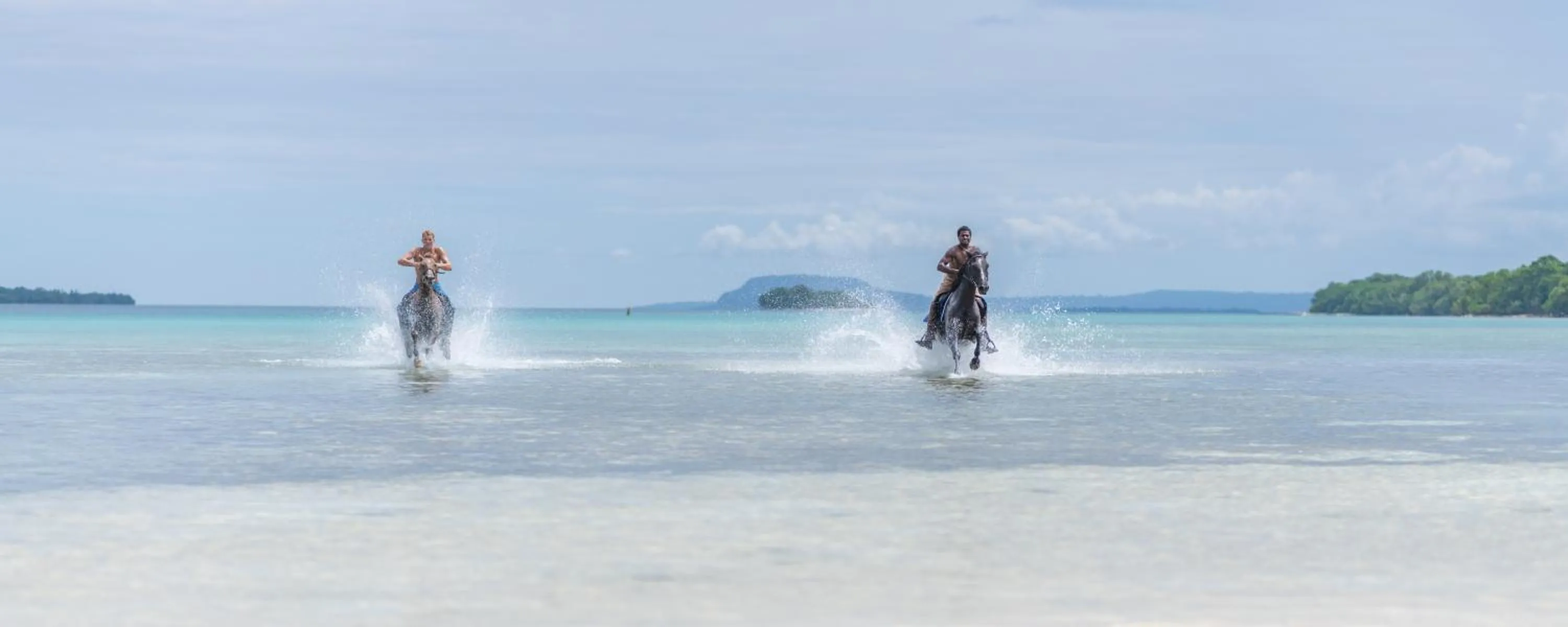 Horse-riding in Ratua Private Island Resort