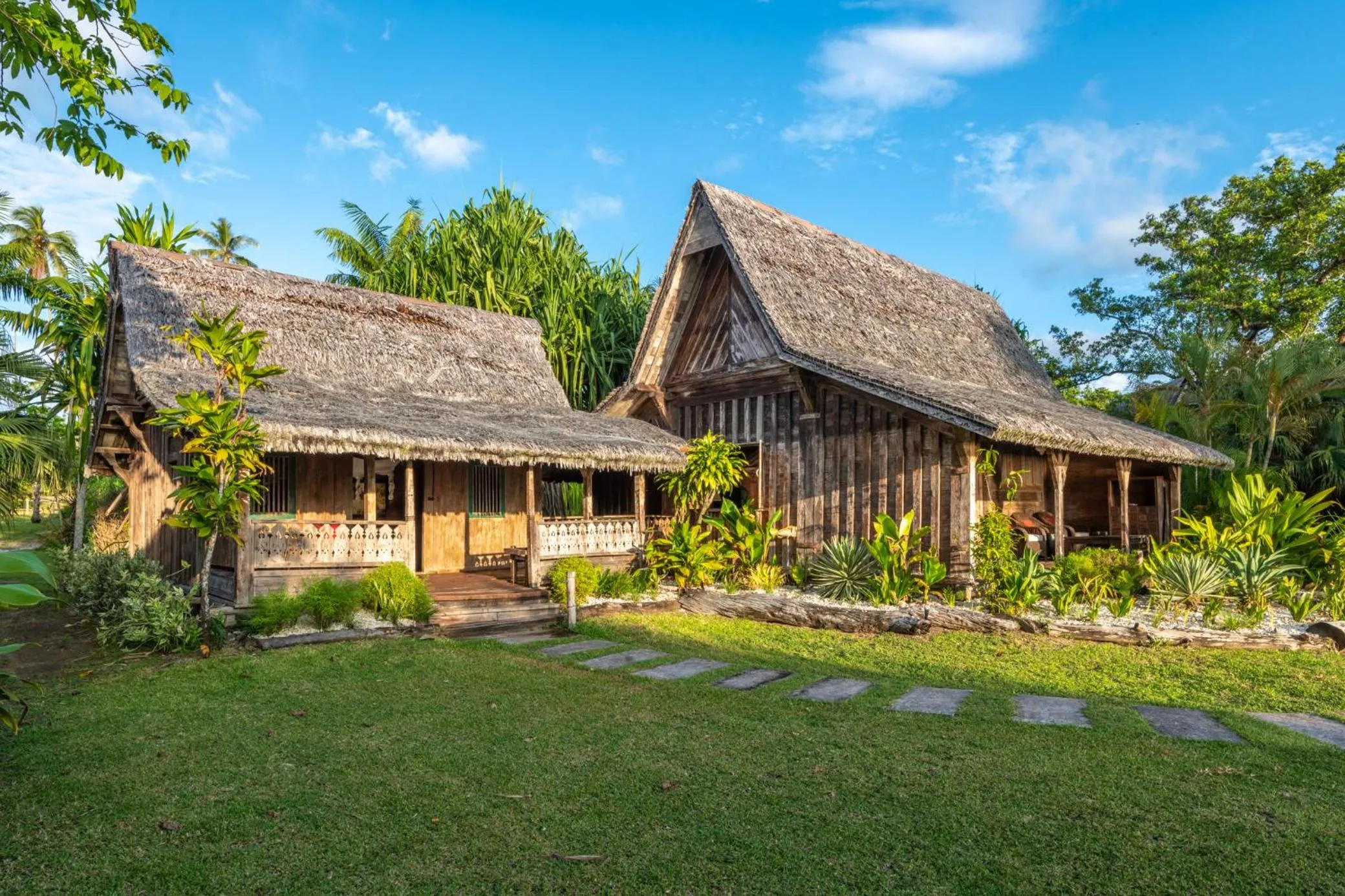 Property building in Ratua Private Island Resort