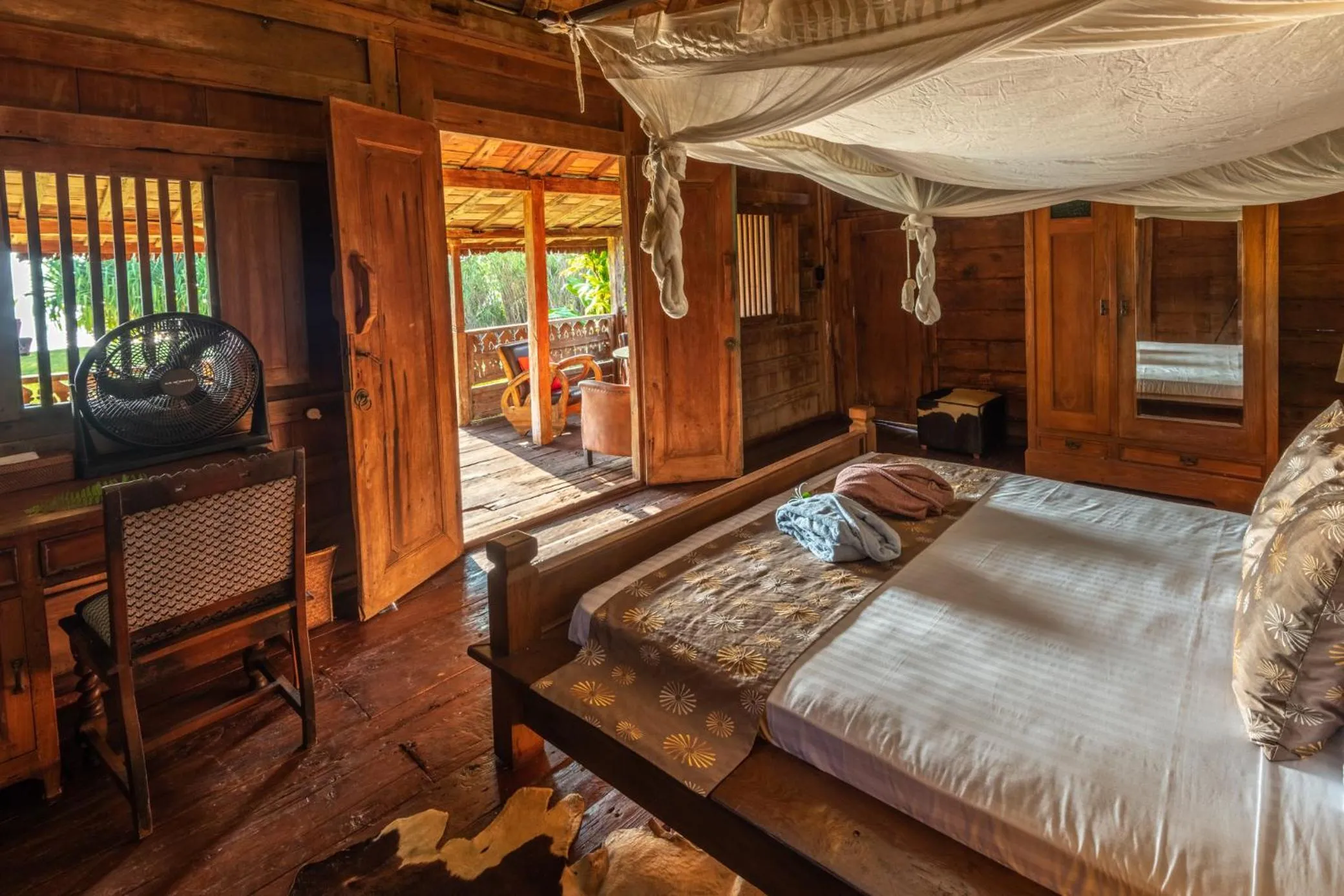 Photo of the whole room, Bed in Ratua Private Island Resort