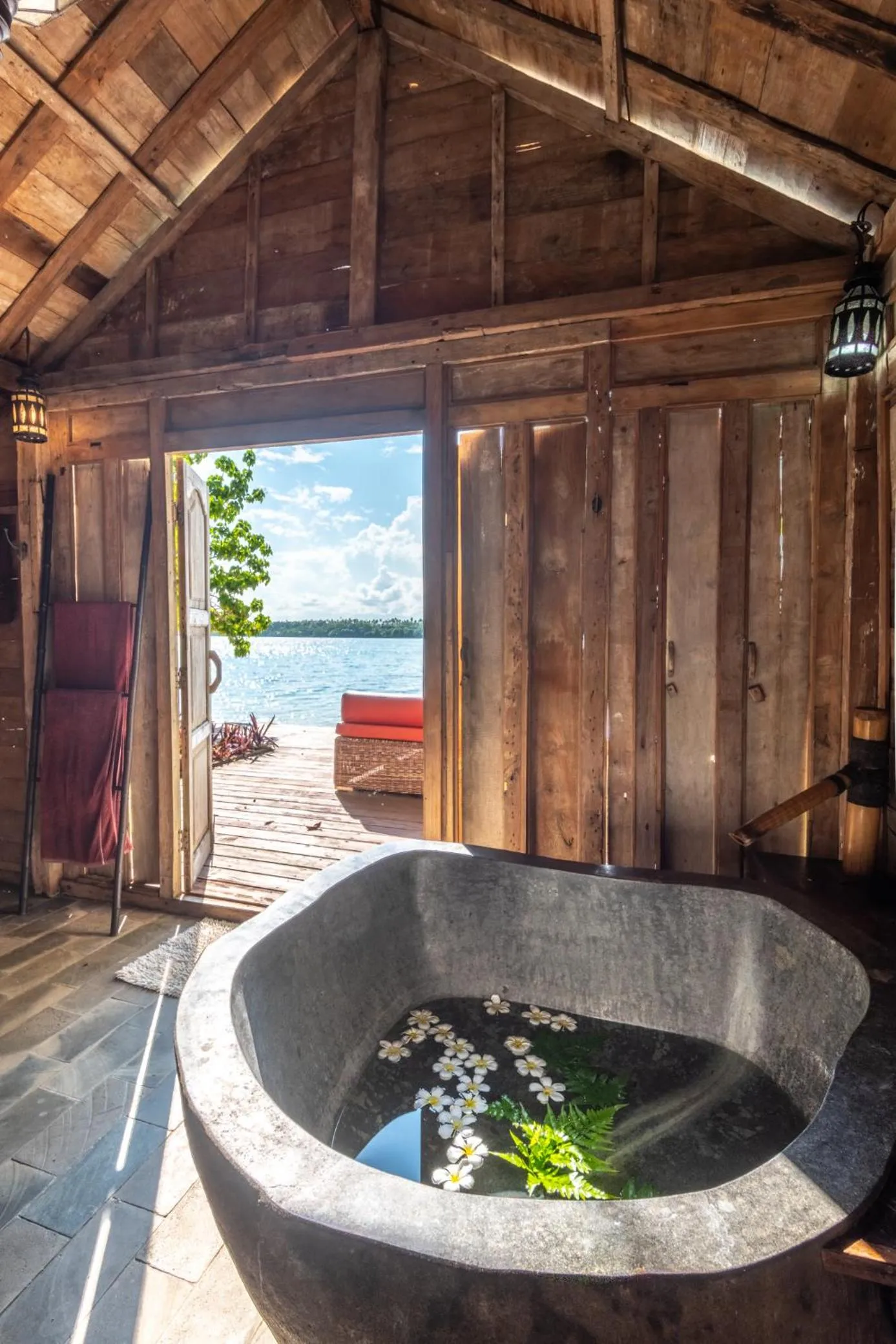Bathroom in Ratua Private Island Resort