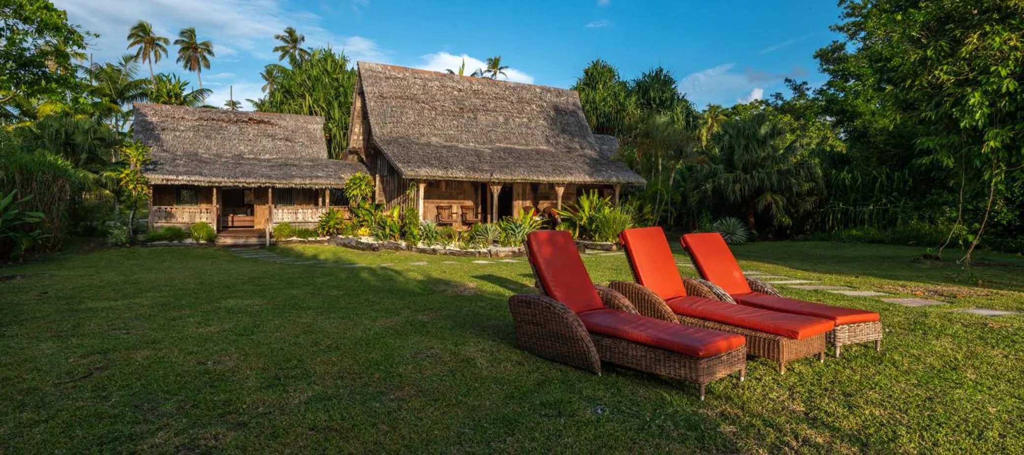 Property building in Ratua Private Island Resort