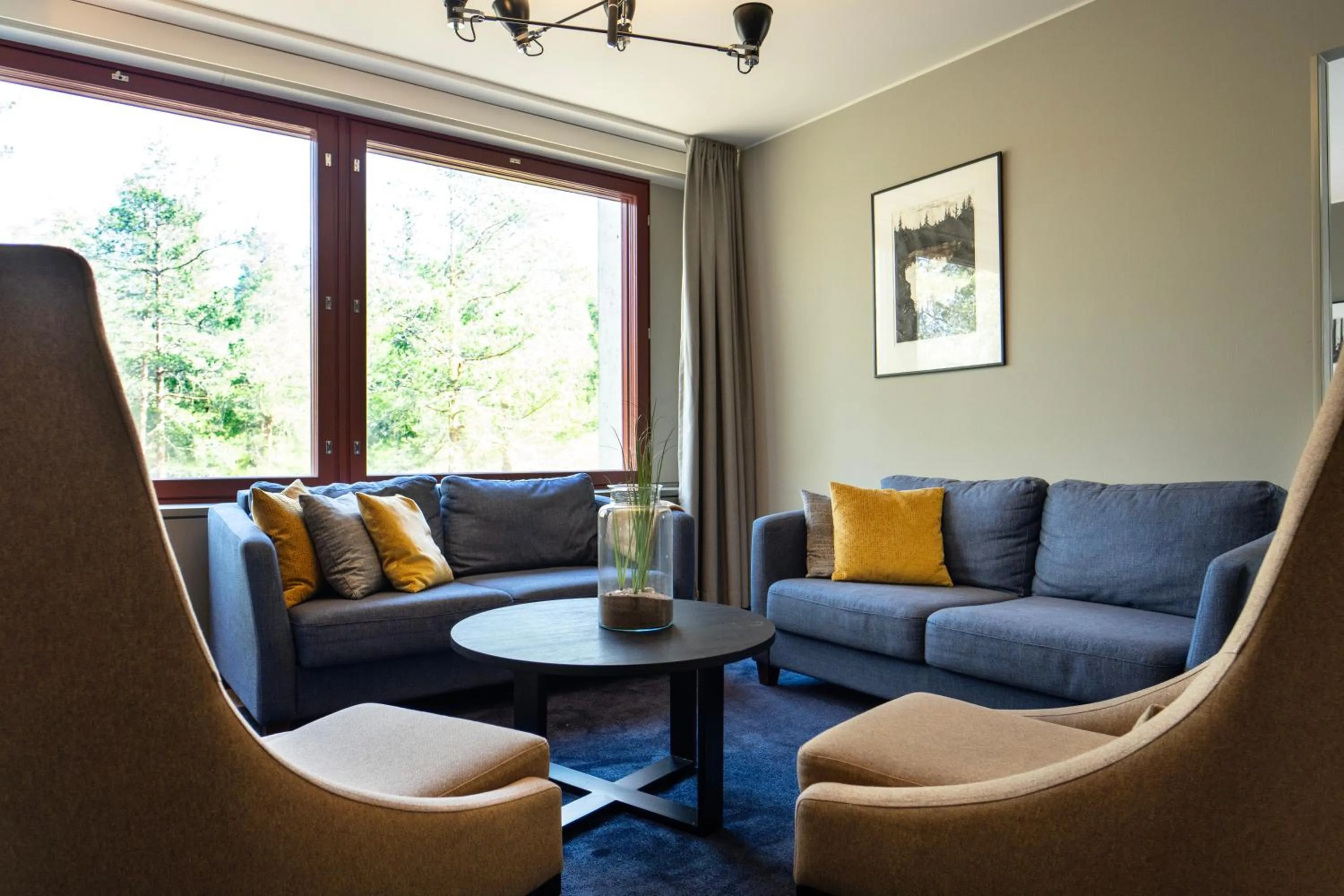 Living room in Hotel Korpilampi