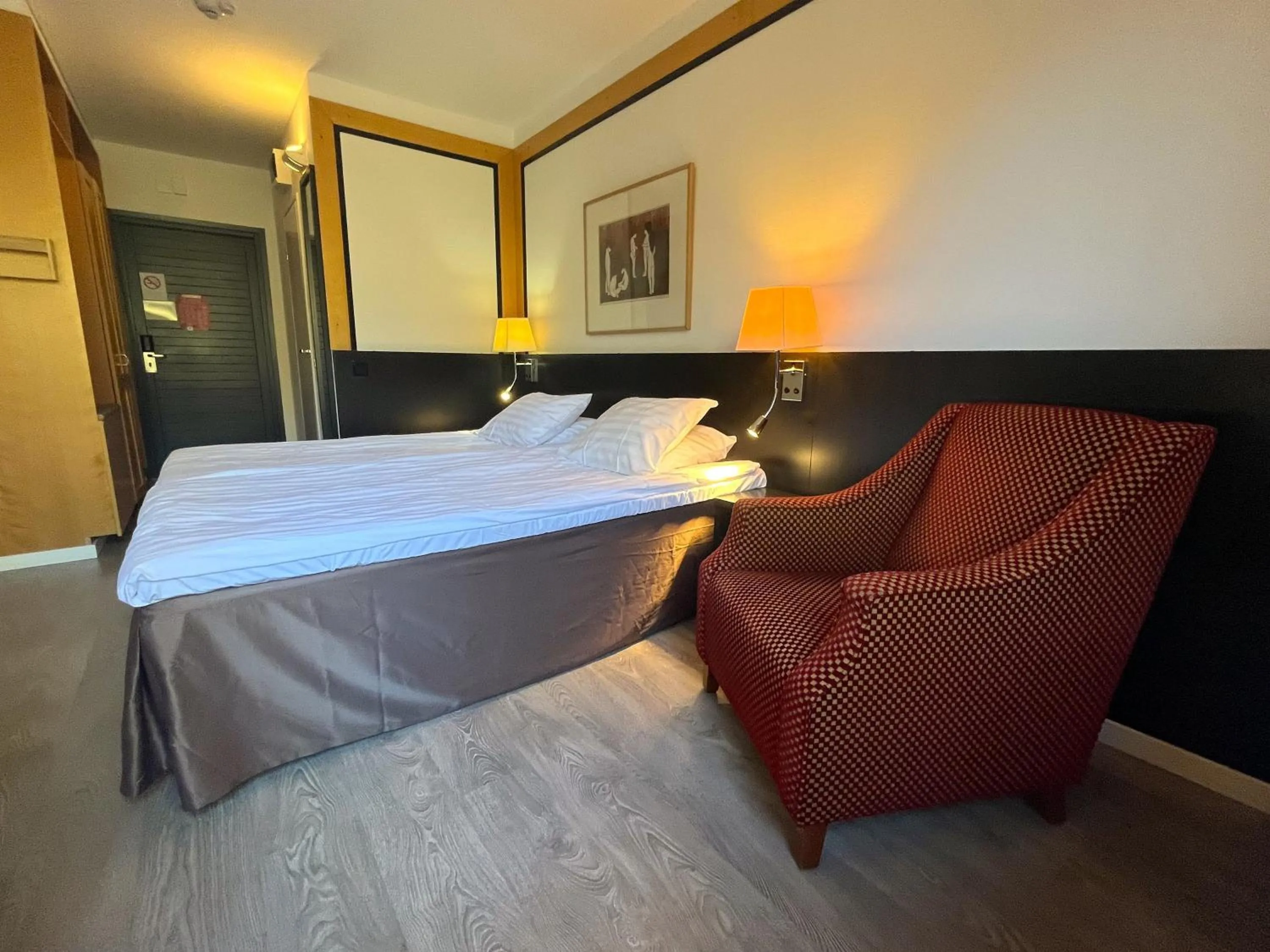 Bedroom, Bed in Hotel Korpilampi