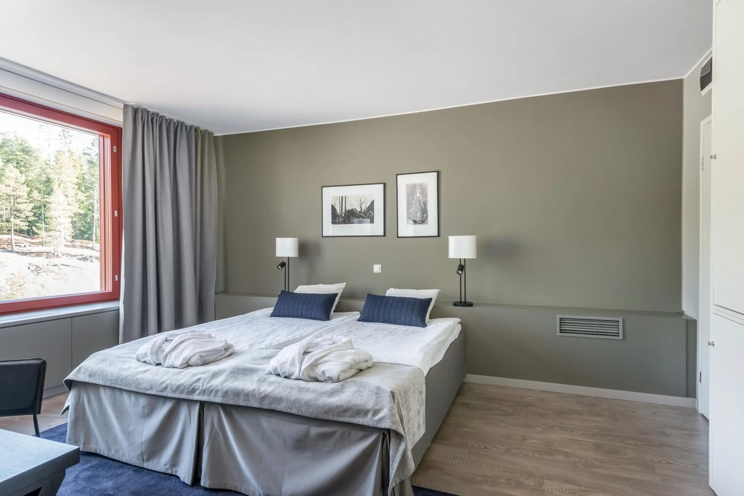 Bed in Hotel Korpilampi