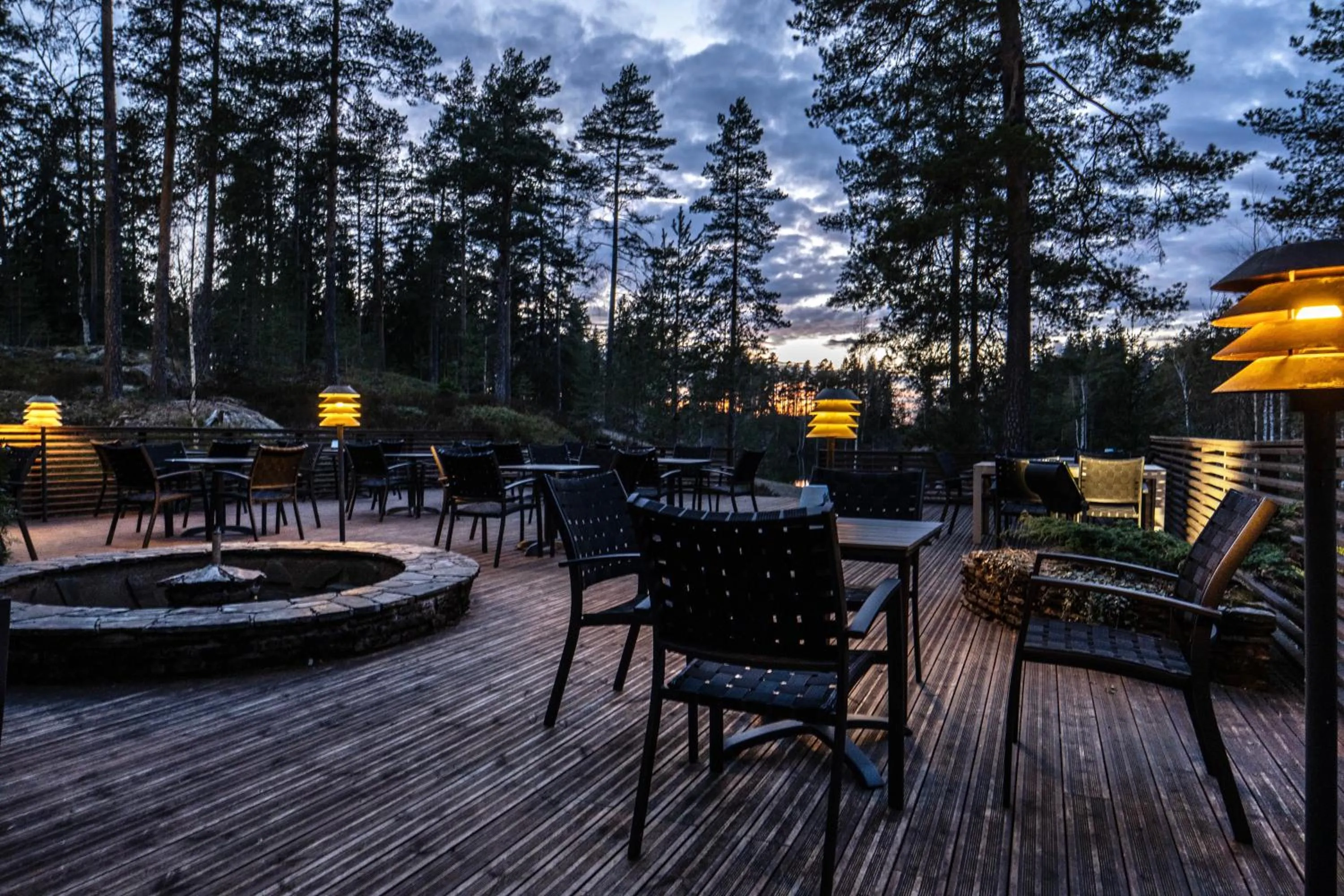 Patio in Hotel Korpilampi