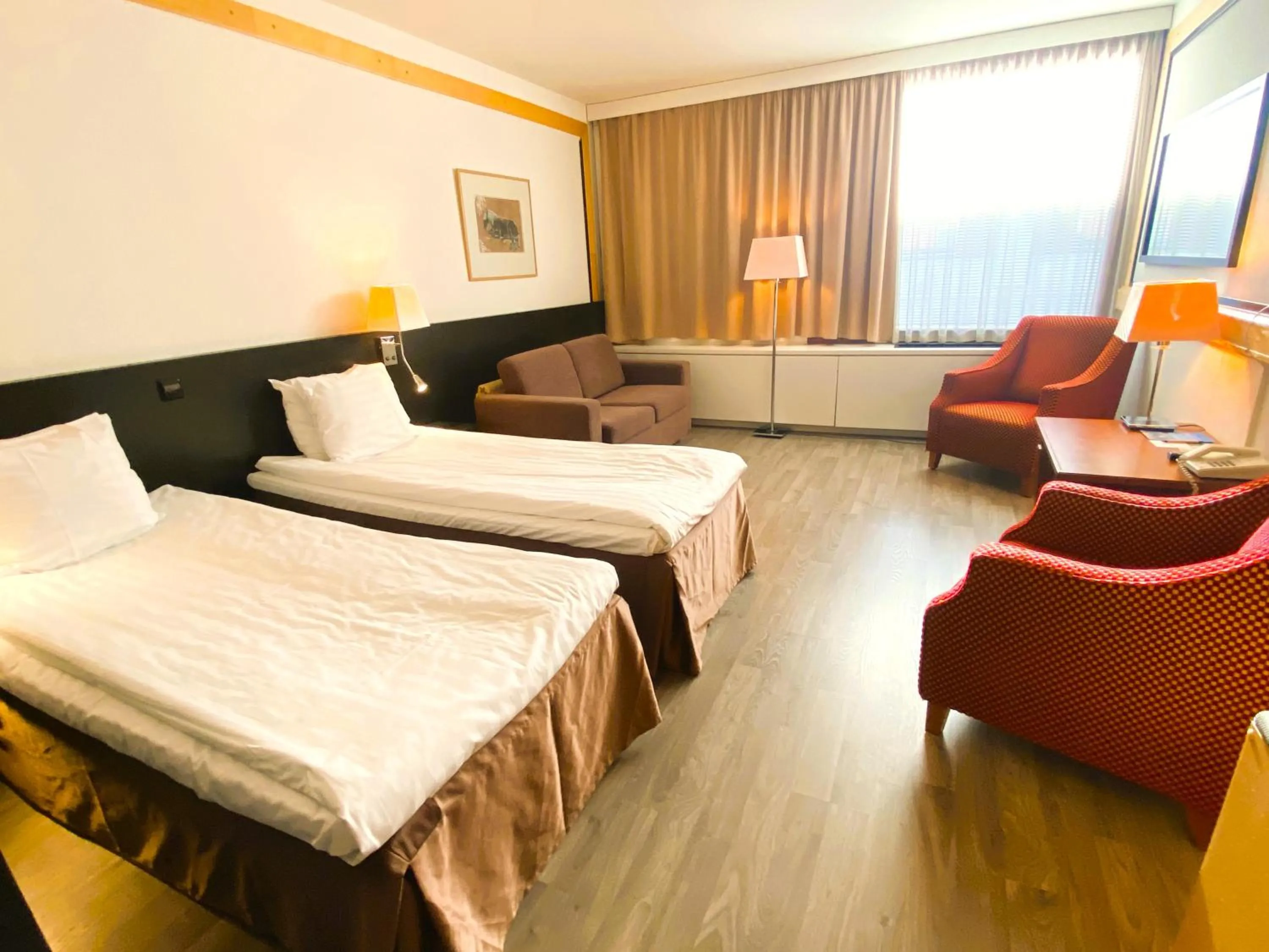 Bedroom, Bed in Hotel Korpilampi