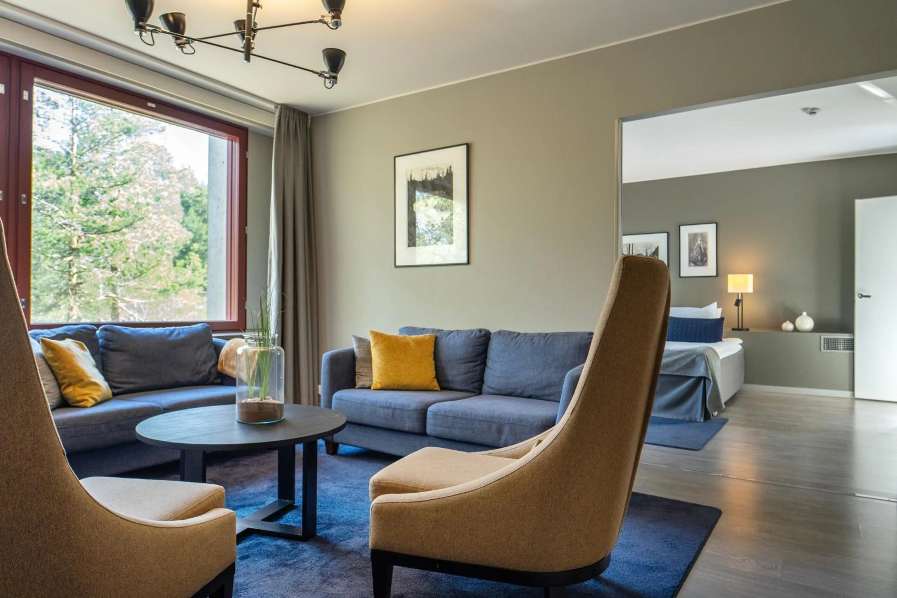 Living room in Hotel Korpilampi