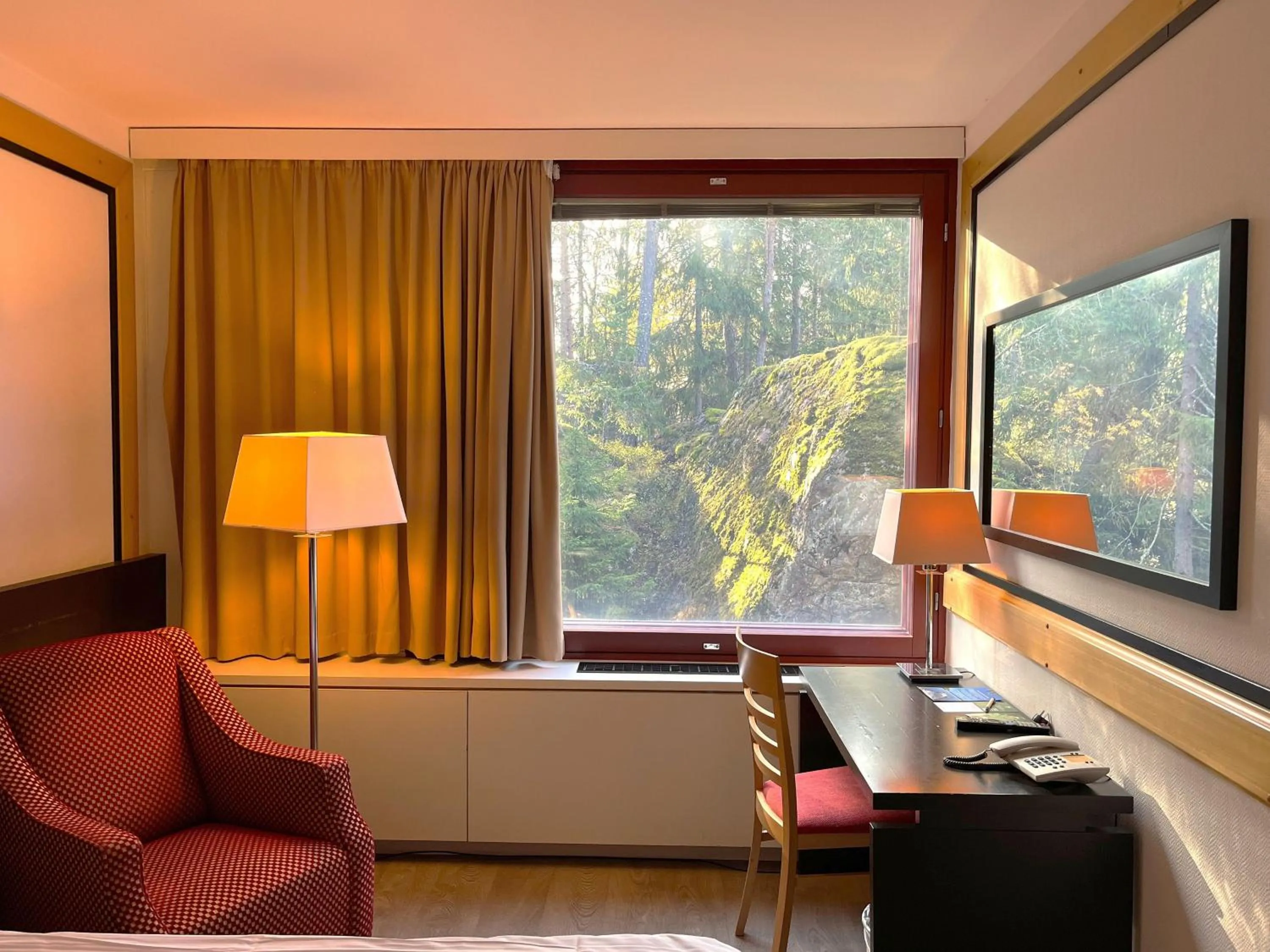 Natural landscape in Hotel Korpilampi