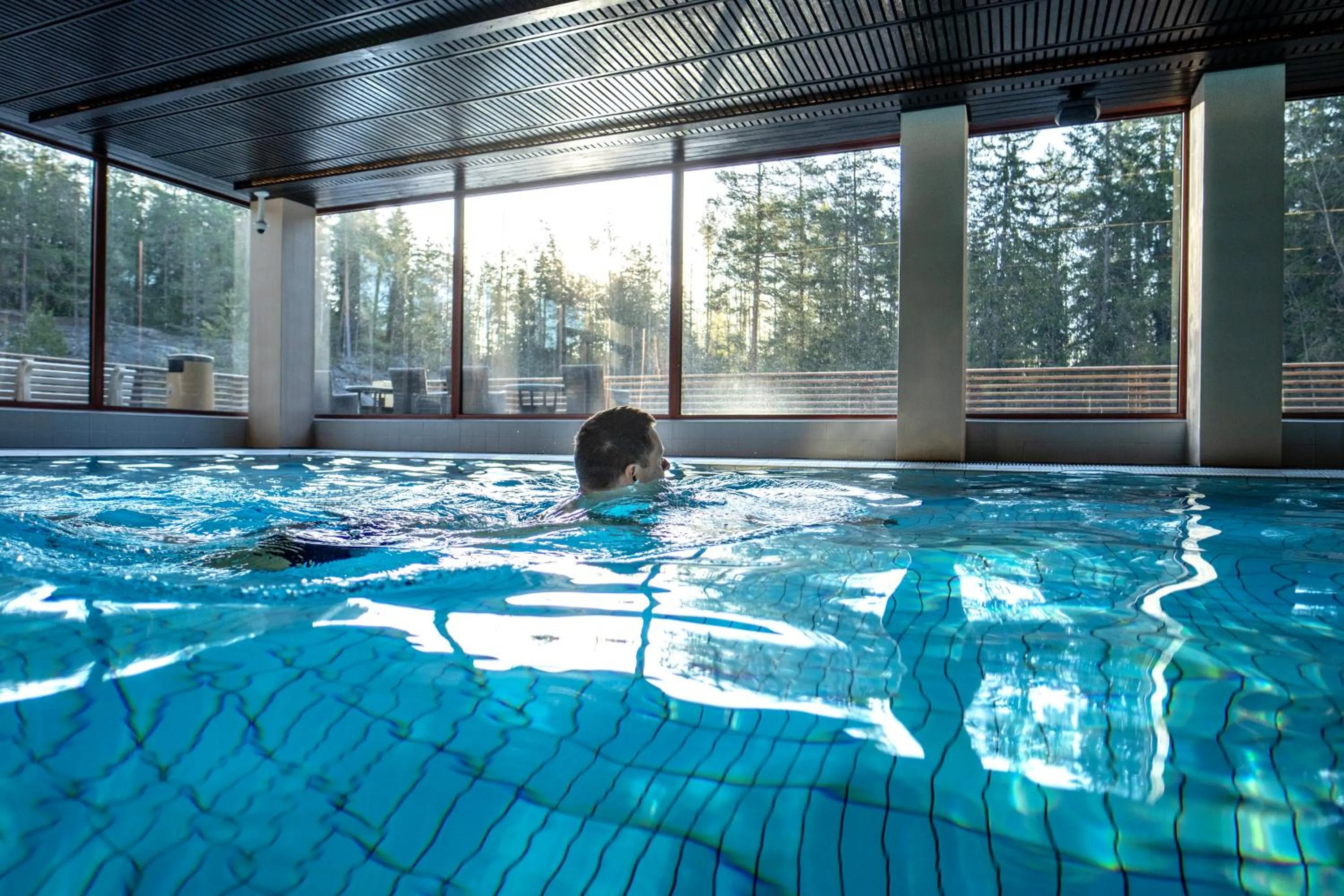 Swimming pool in Hotel Korpilampi